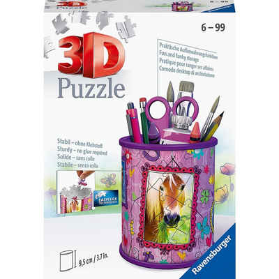 Ravensburger 3D-Puzzle »3D-Puzzle Utensilo Pferde, 54 Teile«, Puzzleteile