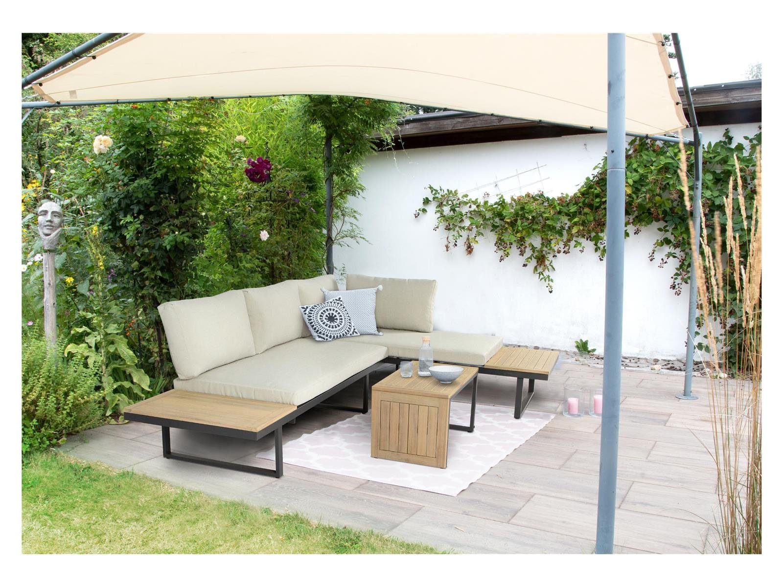 Green Spirit GartenloungeSet Gartenlounge Ecklounge Set Cella, (Set, 3