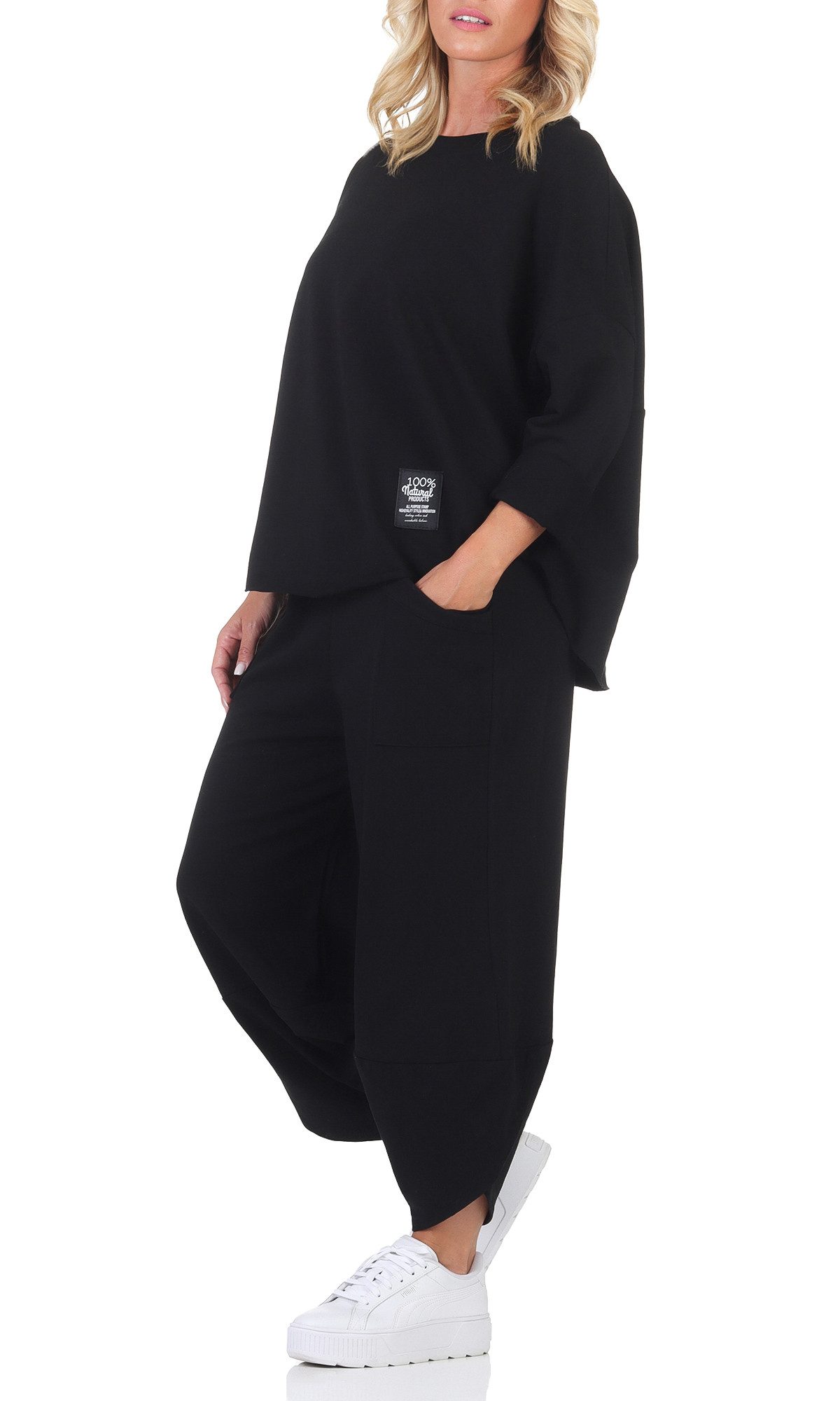 simaranda Jogginganzug Damen Jogginganzug 6172 36-42 Schwarz günstig online kaufen