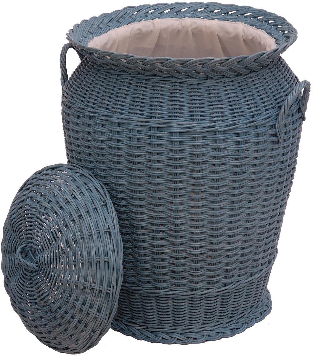 Krines Home Wäschetonne Wäschekorb Wäschetonne Wäschesammler Ø 50 cm aus ec günstig online kaufen