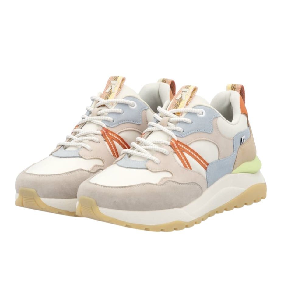 Rieker (Textil) W2501 rosa/bunt Damen Sneaker günstig online kaufen