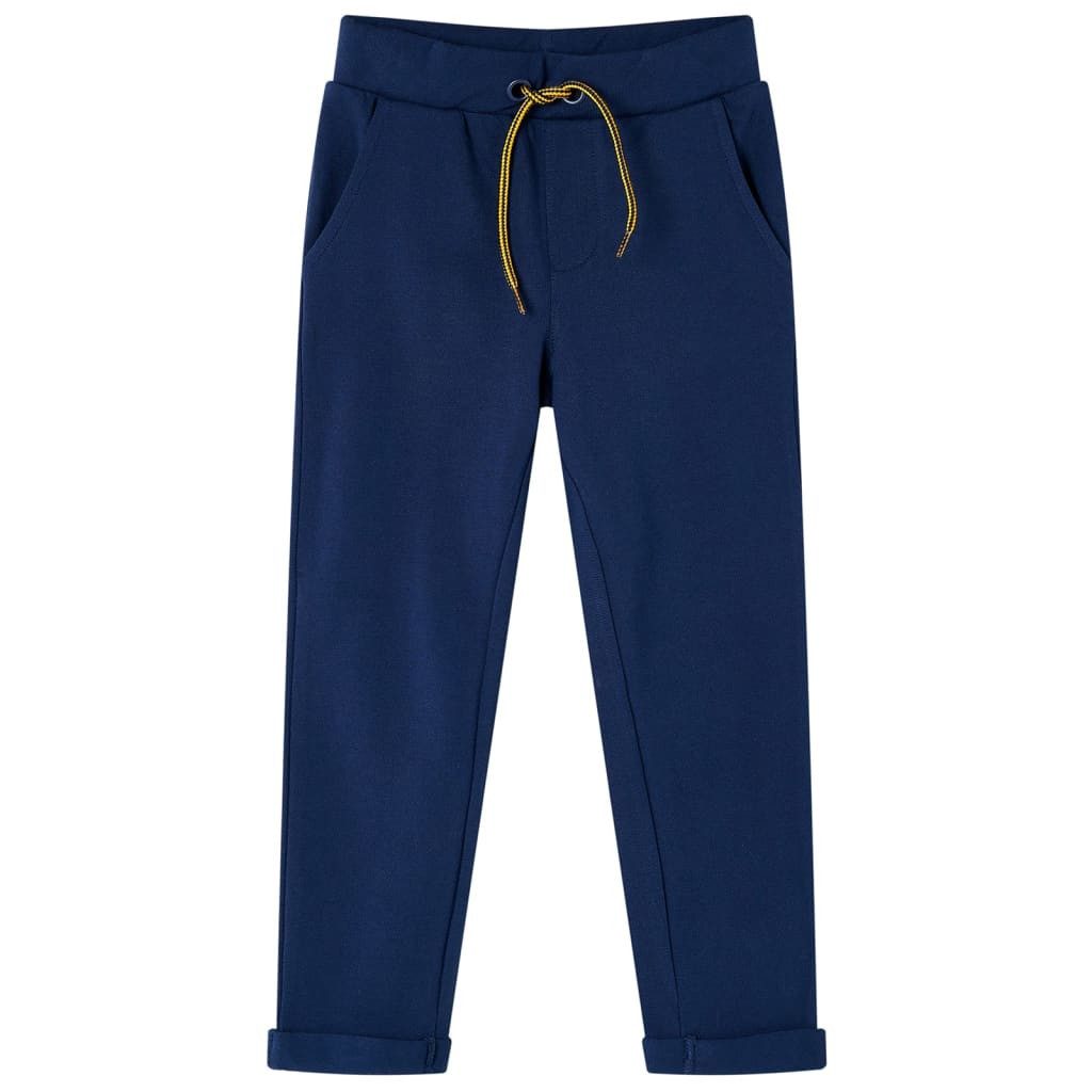 vidaXL Schlupfhose Kinderhose mit Kordelzug Marineblau 104