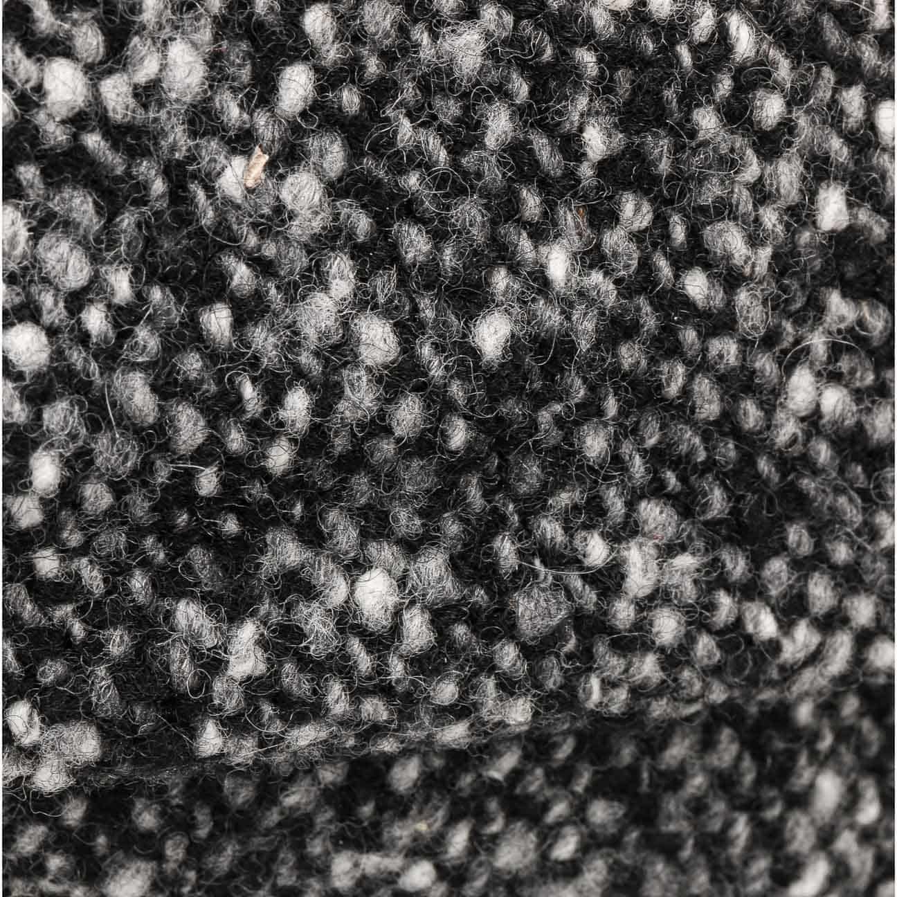 Stetson Flat Cap (1-St) schwarz Schirm mit Wollcap