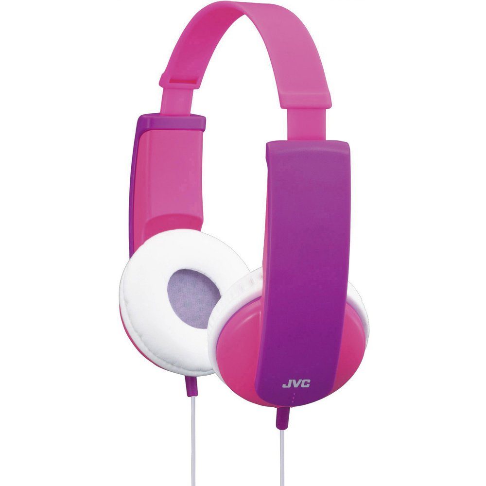 JVC JVC HA-KD5-P-E On Ear Kopfhörer kabelgebunden Pink, Lila Lautstärke Kopfhörer