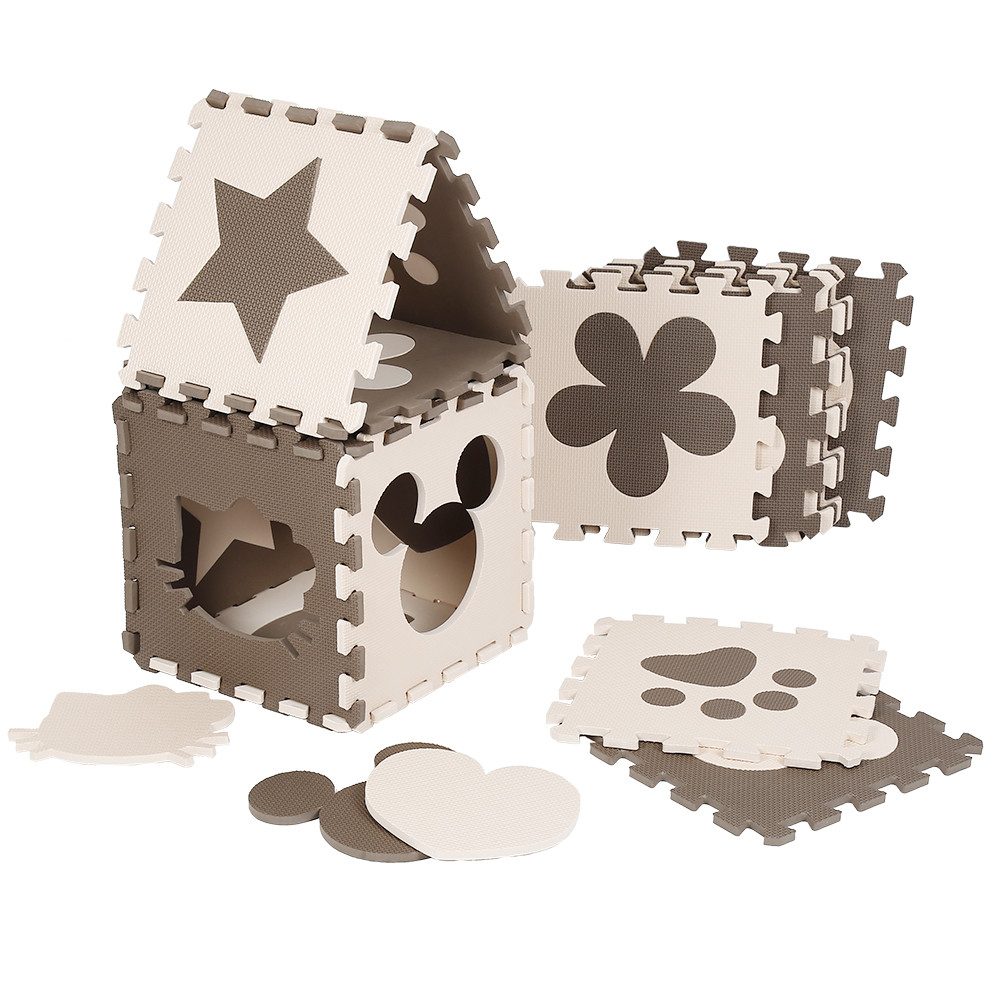 JEOBEST Spielmatte Puzzlematte Krabbelmatte Schaumstoff-Puzzlematte, (24-tl günstig online kaufen