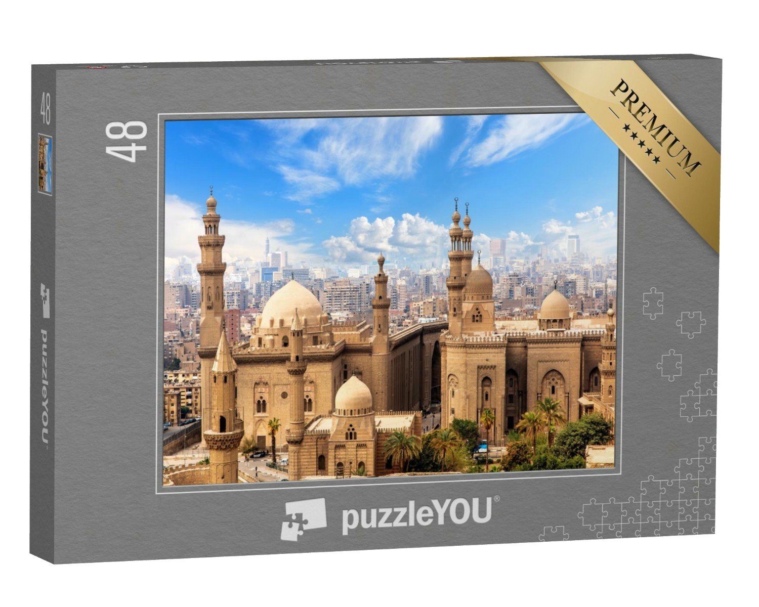 puzzleYOU Puzzle Moschee und Madrasa von Sultan Hasan in Kairo, 48  Puzzleteile, puzzleYOU-Kollektionen Ägypten