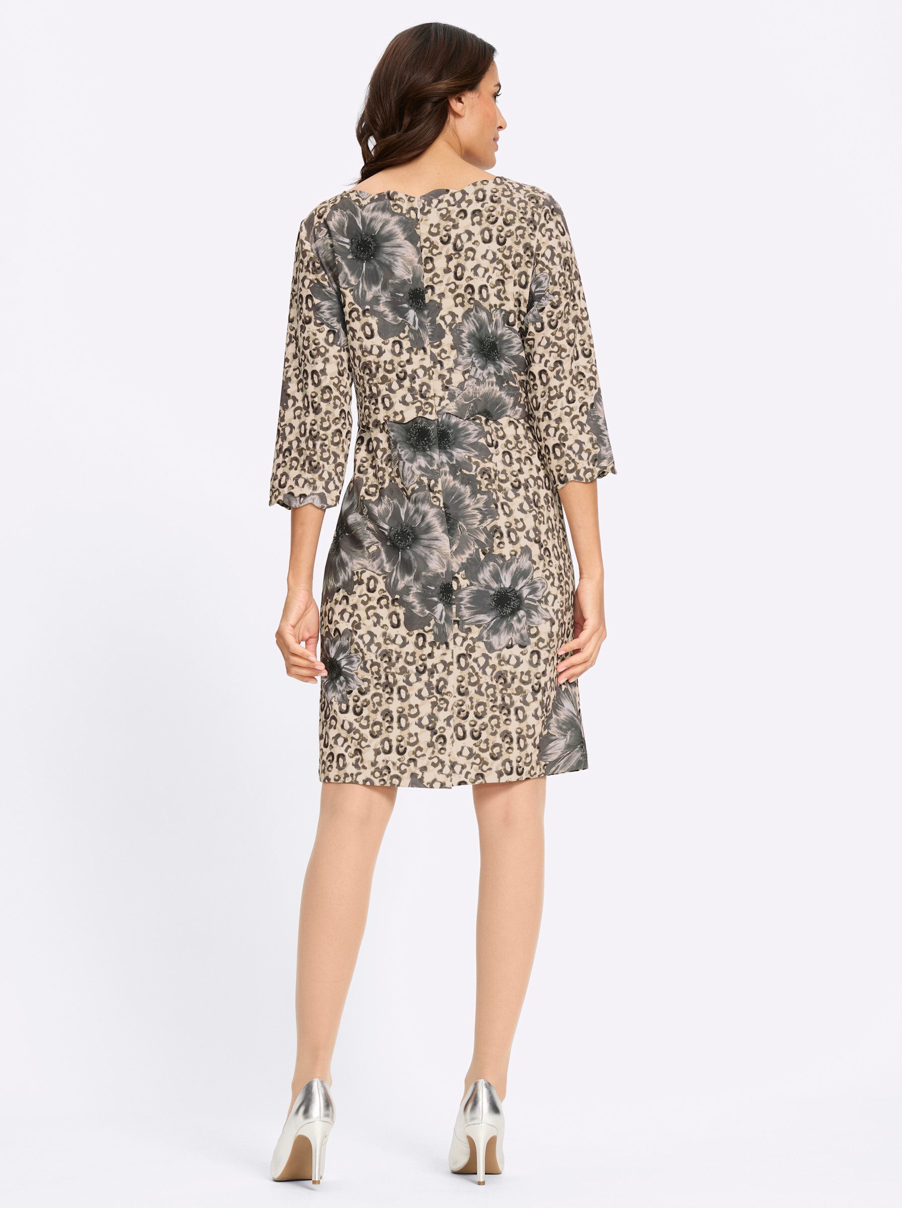 Witt Etuikleid Druck-Kleid 3/4-Arm