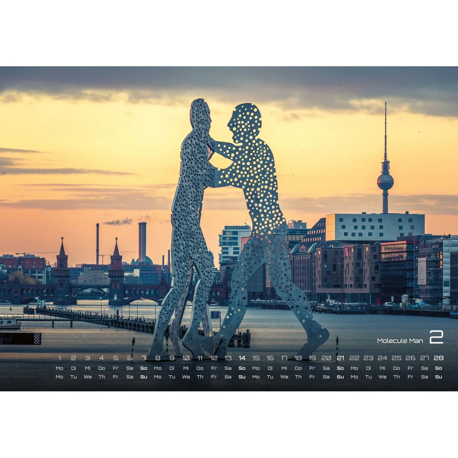 Wandkalender Berlin - Zwischen Spree und Skyline - 2027 - Kalender DIN A3 – Bild 4 von 5
