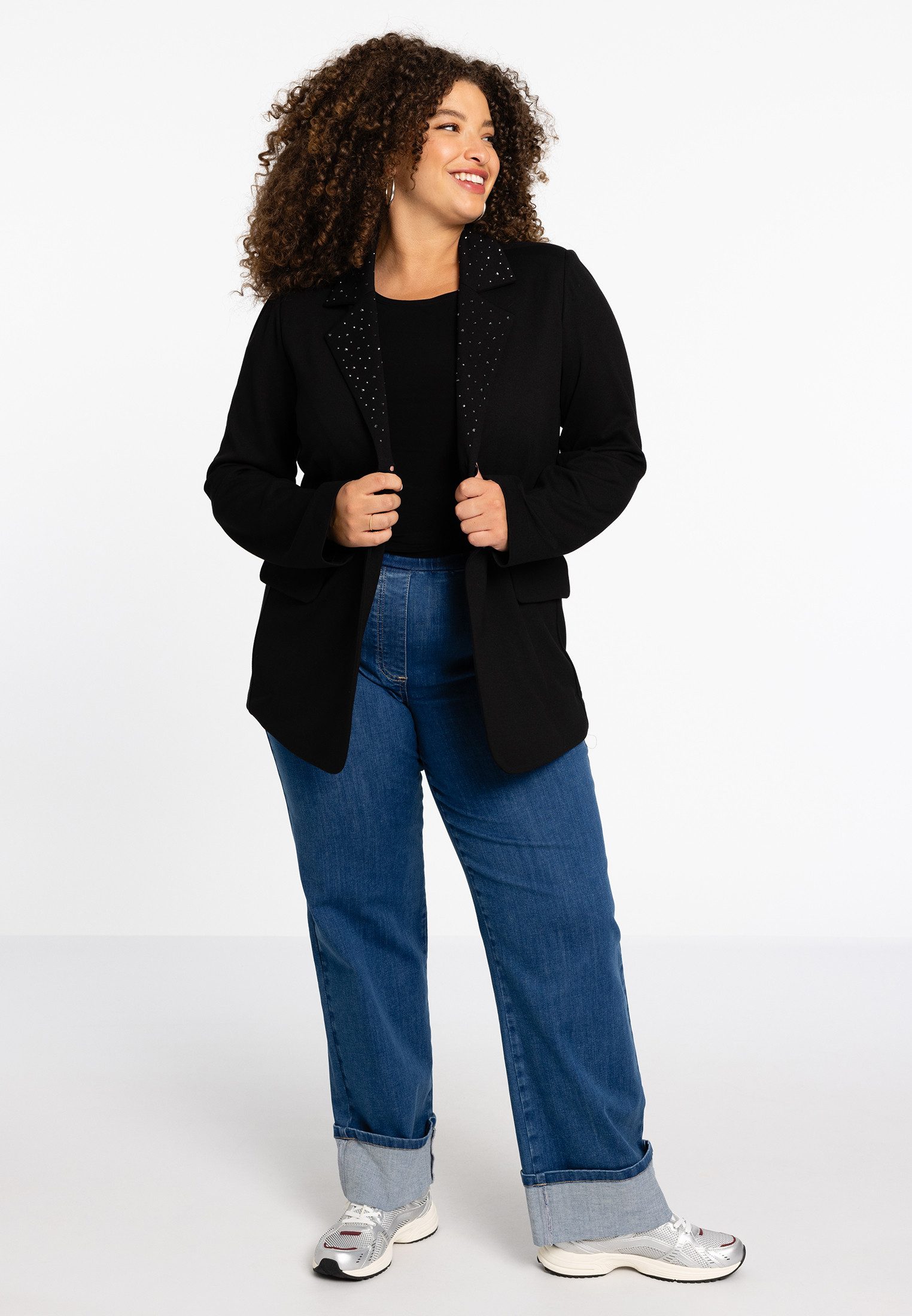 YOEK Jackenblazer Damen Blazer Große Größen