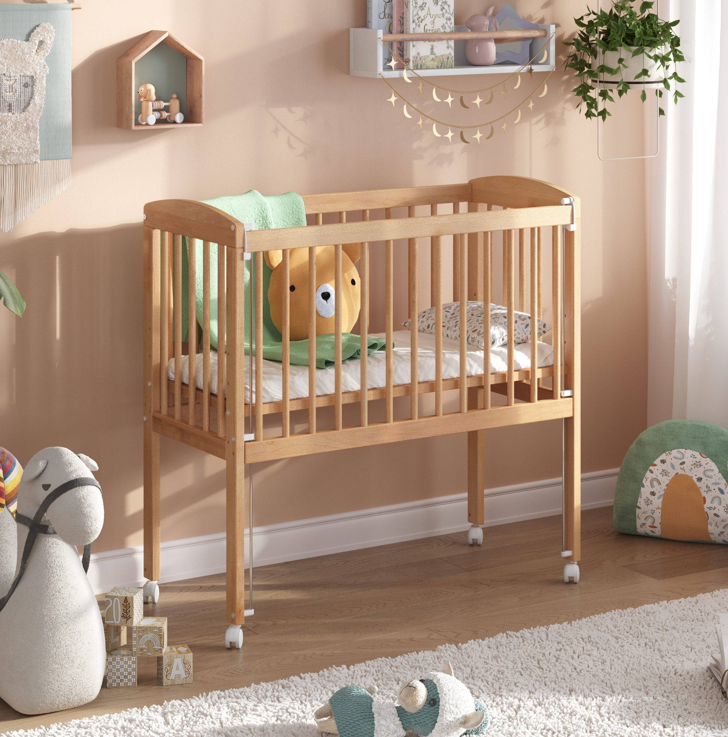Alavya Home® Beistellbett 90x40 LEROY 2 günstig online kaufen