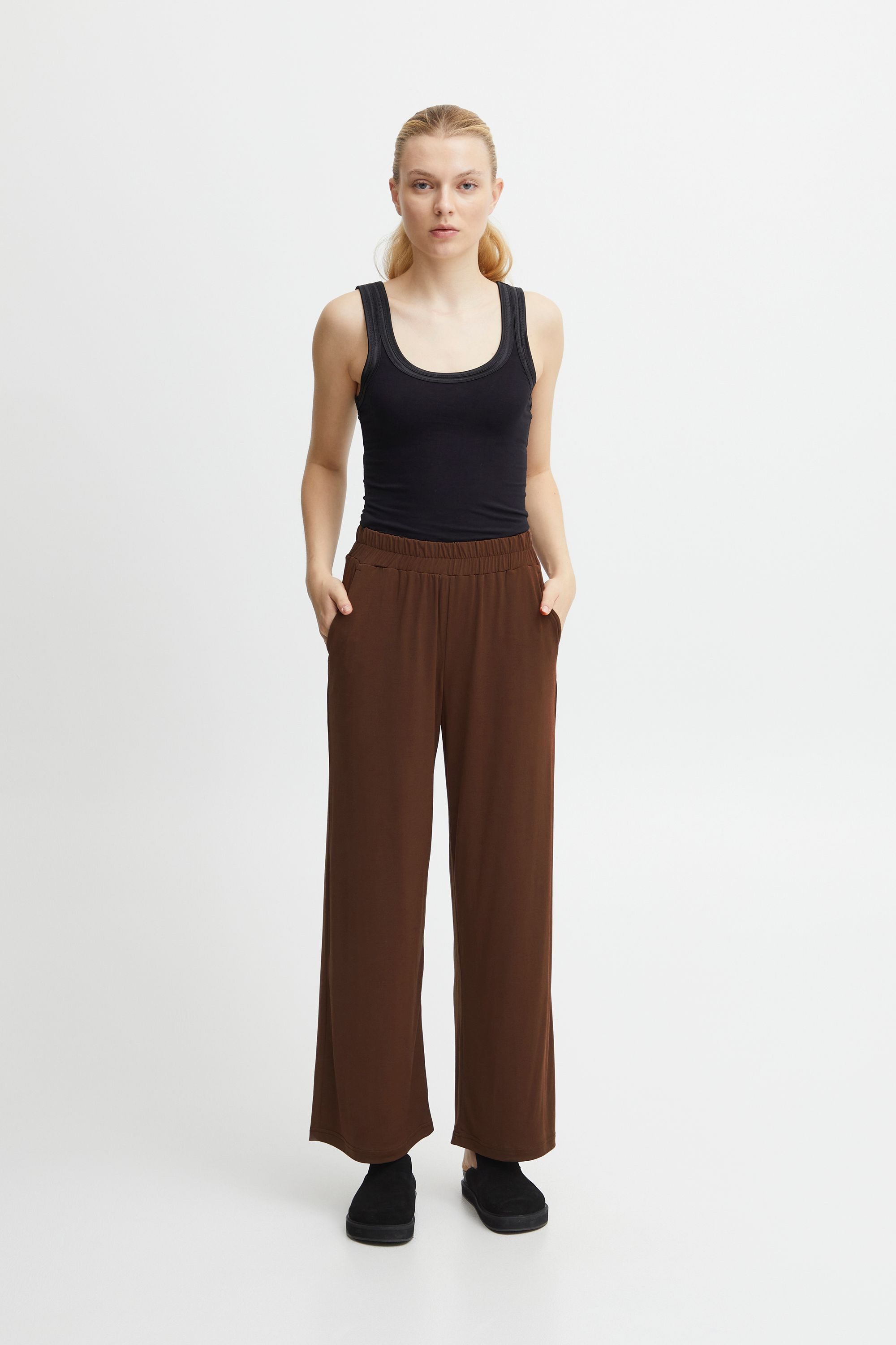 Ichi Stoffhose IHLIMA Leger geschnittene Stoffhose günstig online kaufen