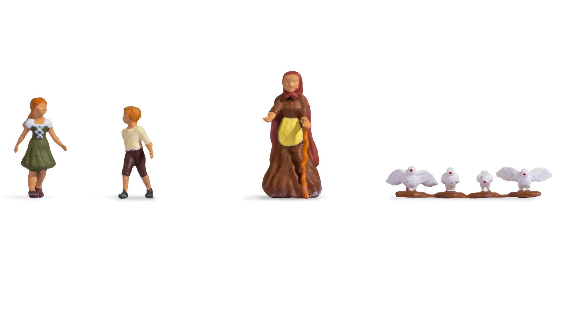 NOCH Dekofigur NOCH® Hänsel und Gretel mit Hexe, Märchenfiguren