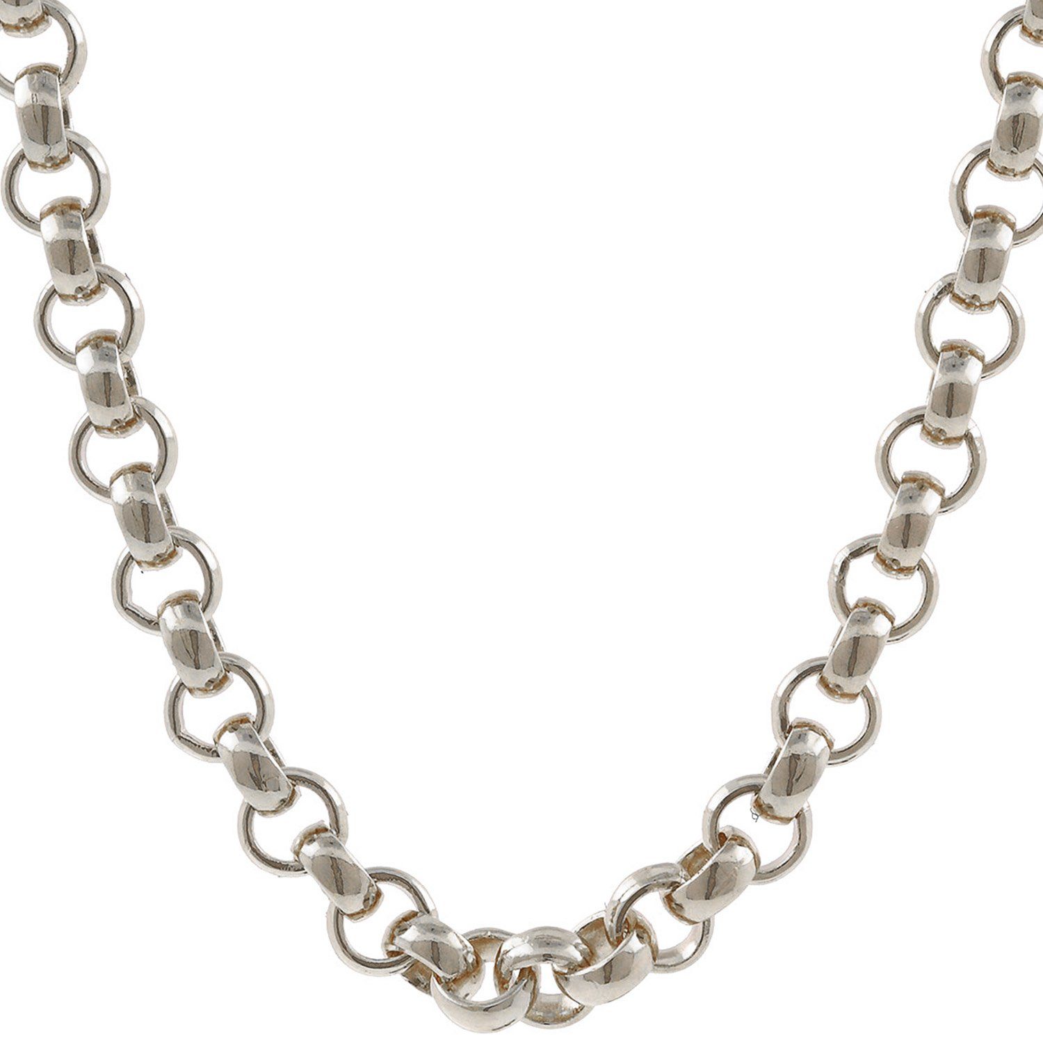 HOPLO Silberkette Silberkette Erbskette Länge 55cm - Breite 4,5mm - 925 Sil günstig online kaufen