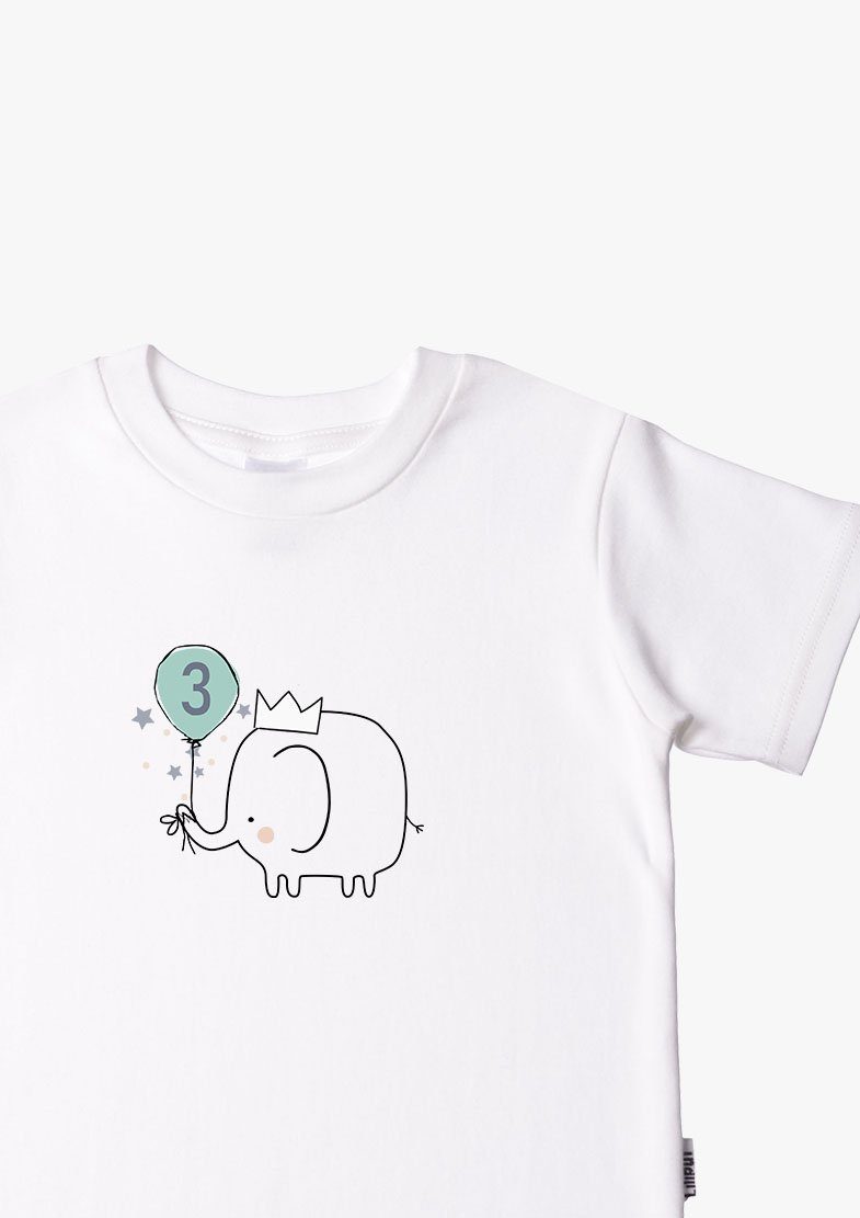 Liliput T-Shirt Elefant 3 Front-Print niedlichem mit