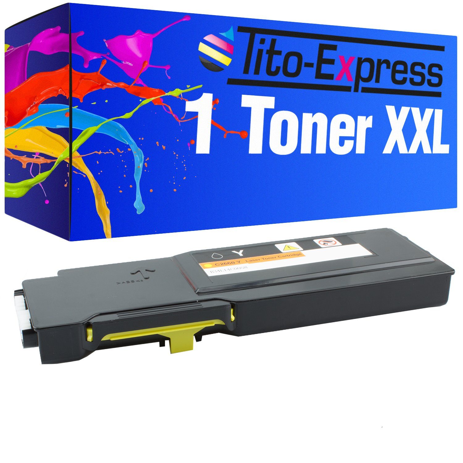 Tito-Express PlatinumSerie Tonerpatrone »ersetzt Dell C2660 Dell-C2660  DellC2660 Yellow«