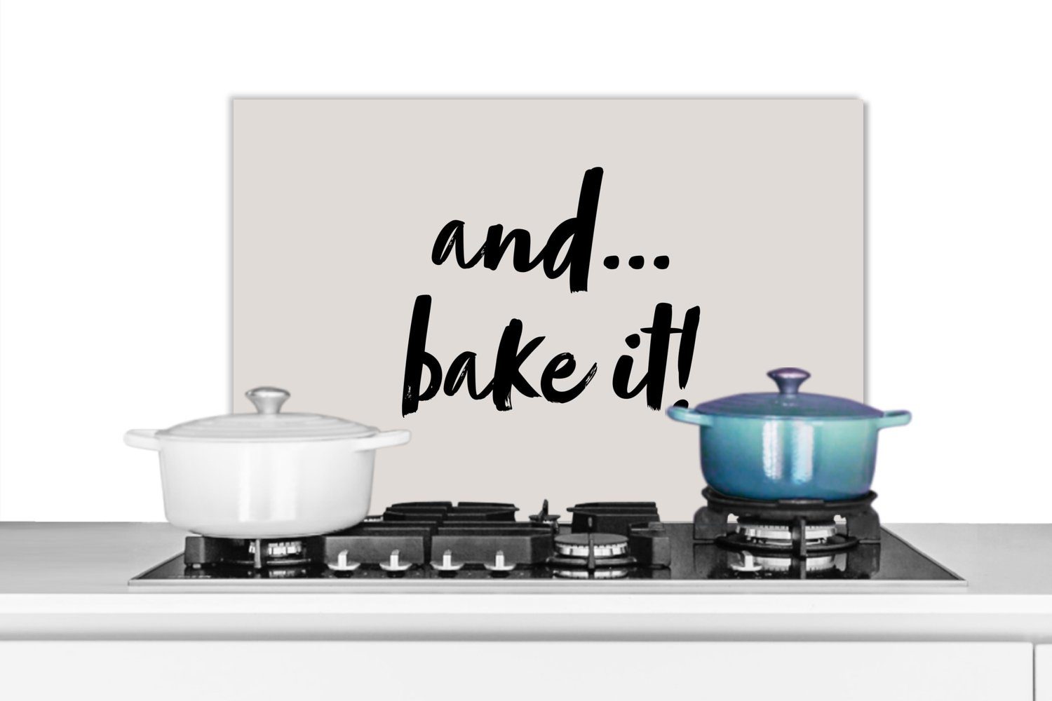 MuchoWow Küchenrückwand »Zitate Kochen Sprichwörter Und... Backen
