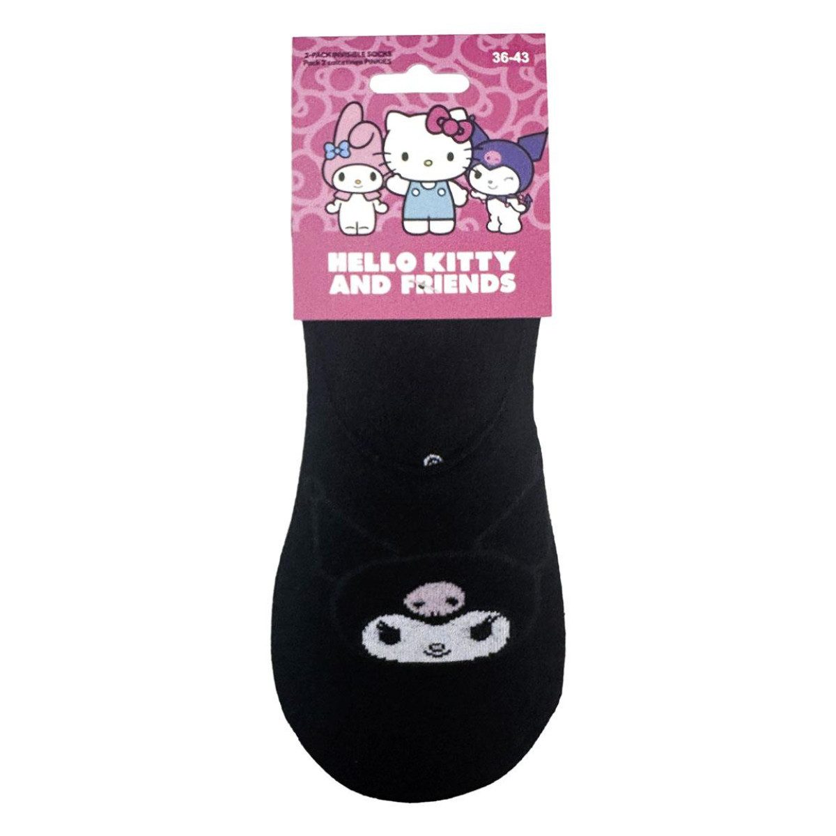 Hello Kitty Kurzsocken 2'er Pack Sneakersocken 36 bis 43 (Onesize)
