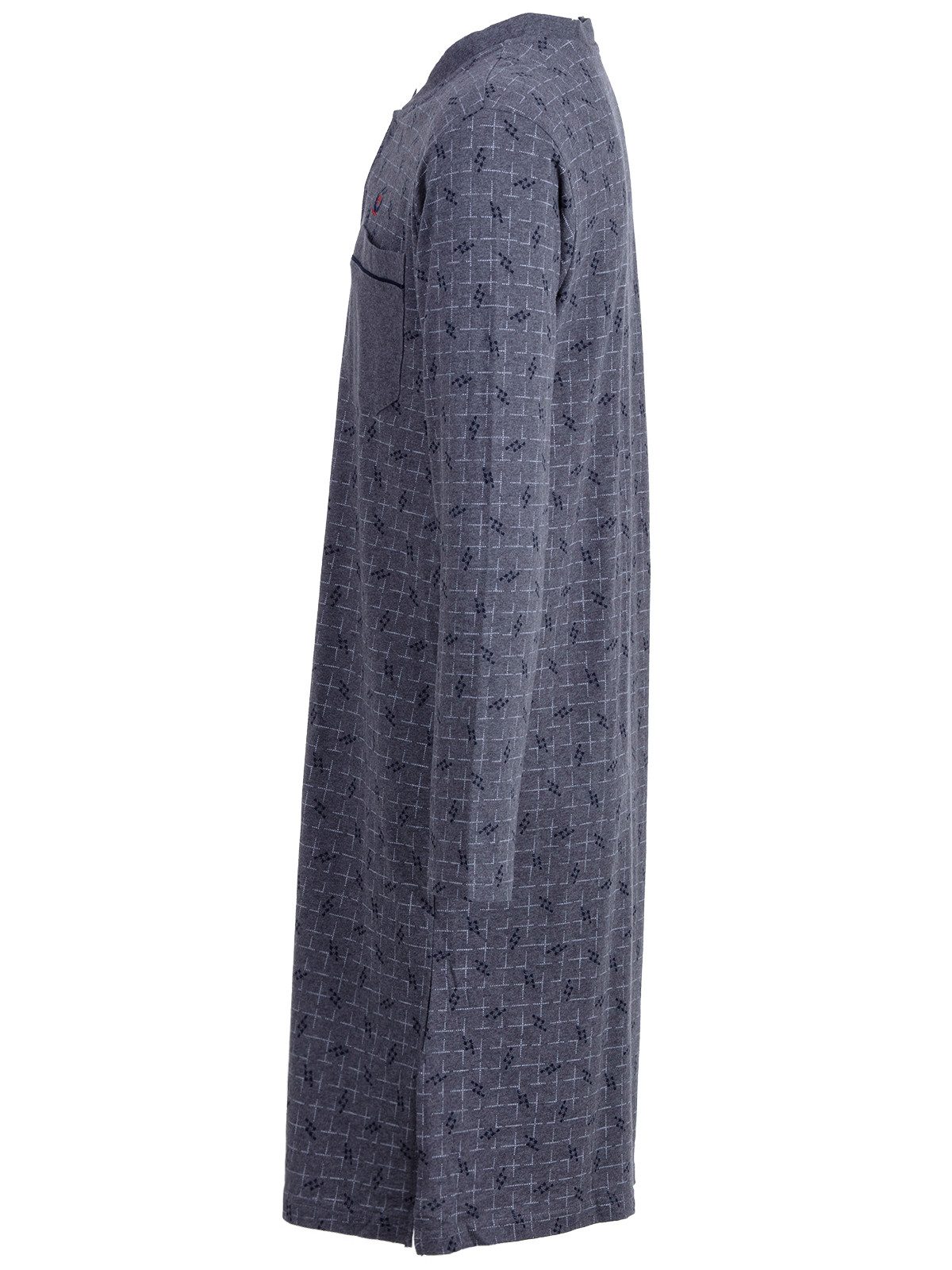 Henry Terre Nachthemd Nachthemd Langarm - Argyle Style günstig online kaufen