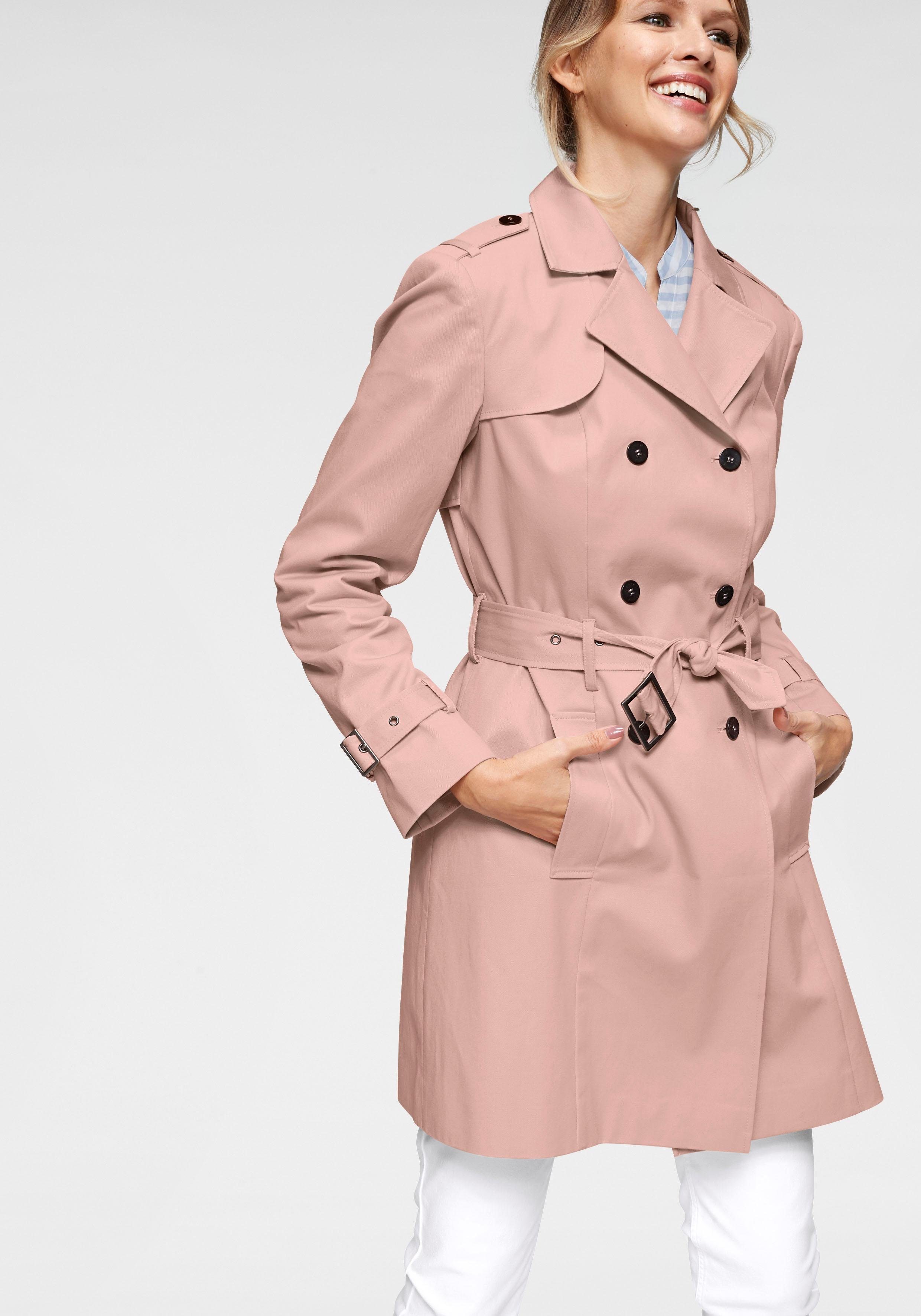 Trenchcoat in rosa online kaufen | OTTO