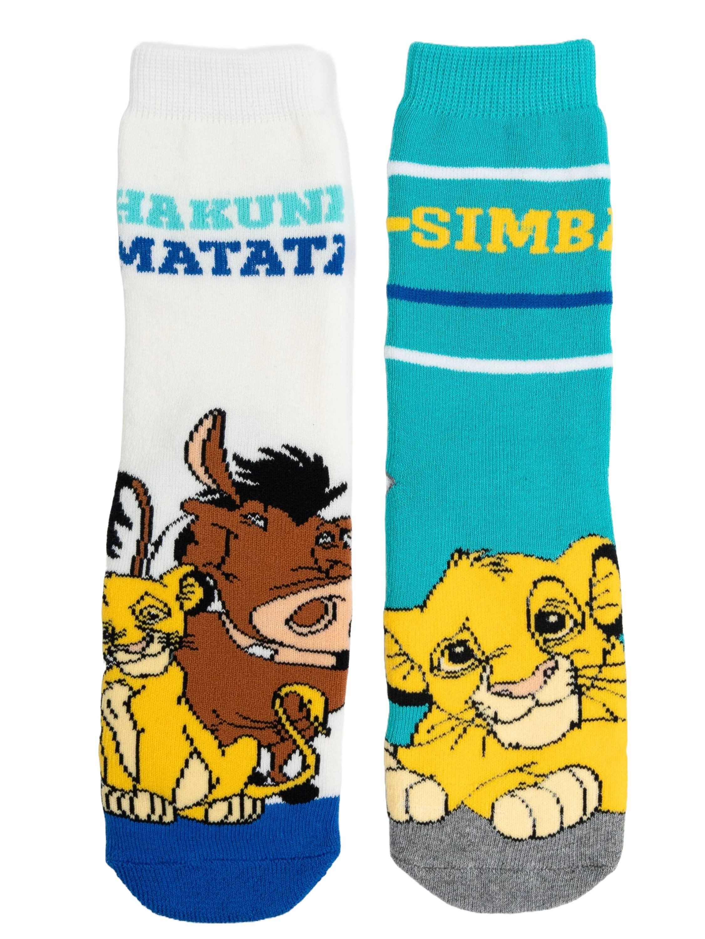United Labels® Socken Der König der Löwen ABS Socken Stoppersocken antirutsch (2er Pack)