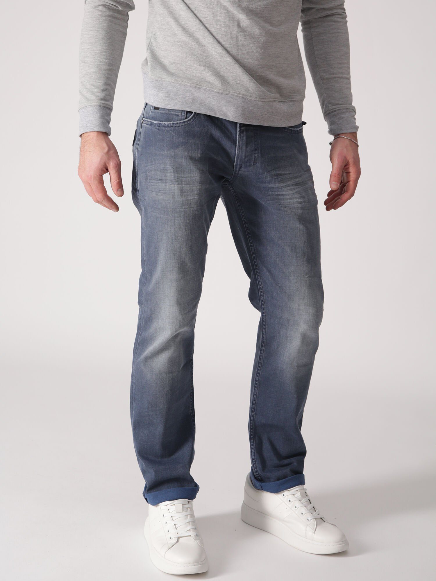Miracle of Five-Pocket-Design Relax-fit-Jeans im Thomas Denim Mossoni Blue