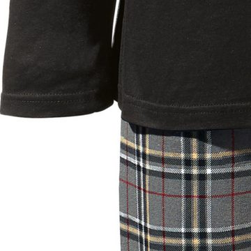Erwin Müller Pyjama Damen-Schlafanzug (2 tlg) Single-Jersey Karo