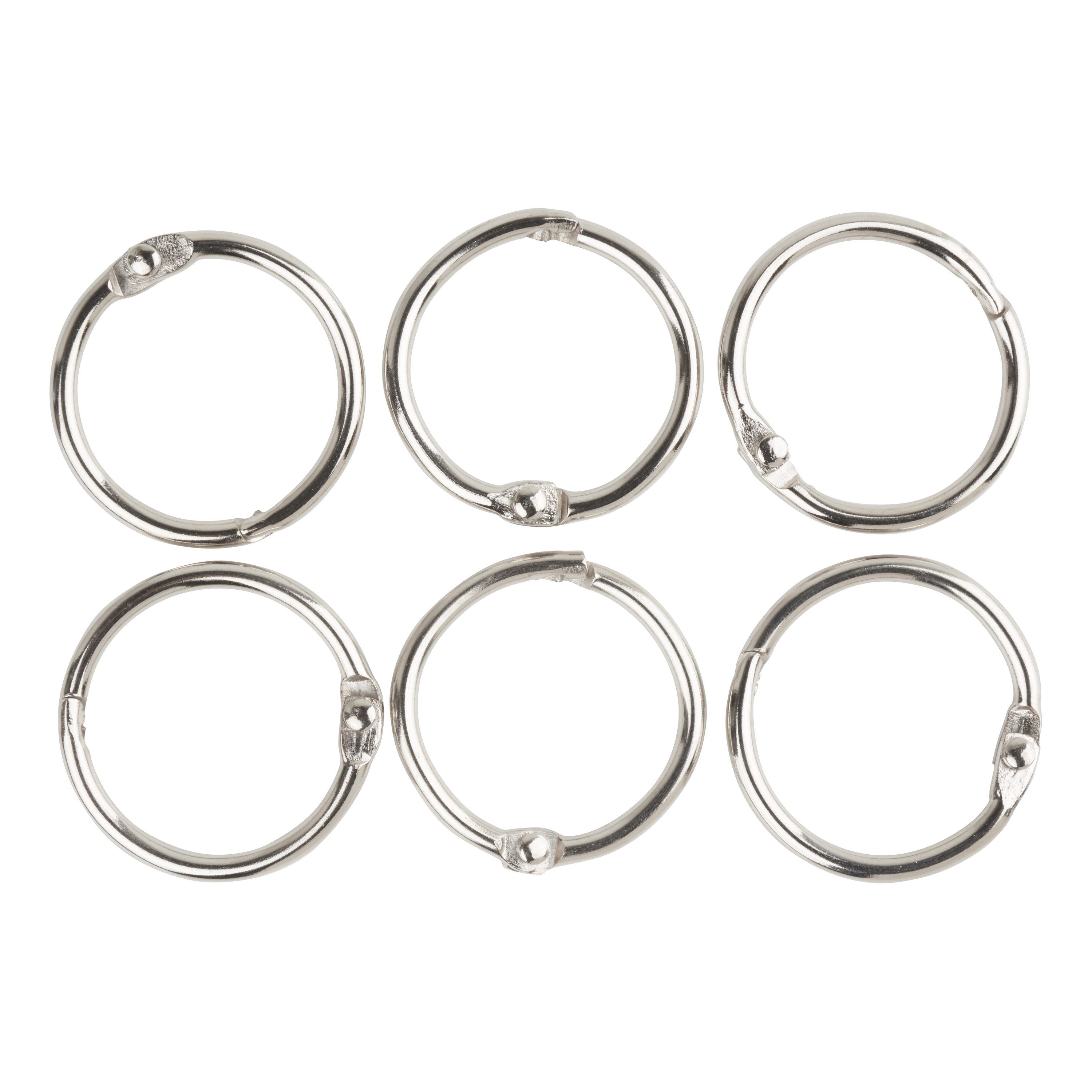 VBS Schlüsselanhänger Set Metallringe, 6 Stück günstig online kaufen
