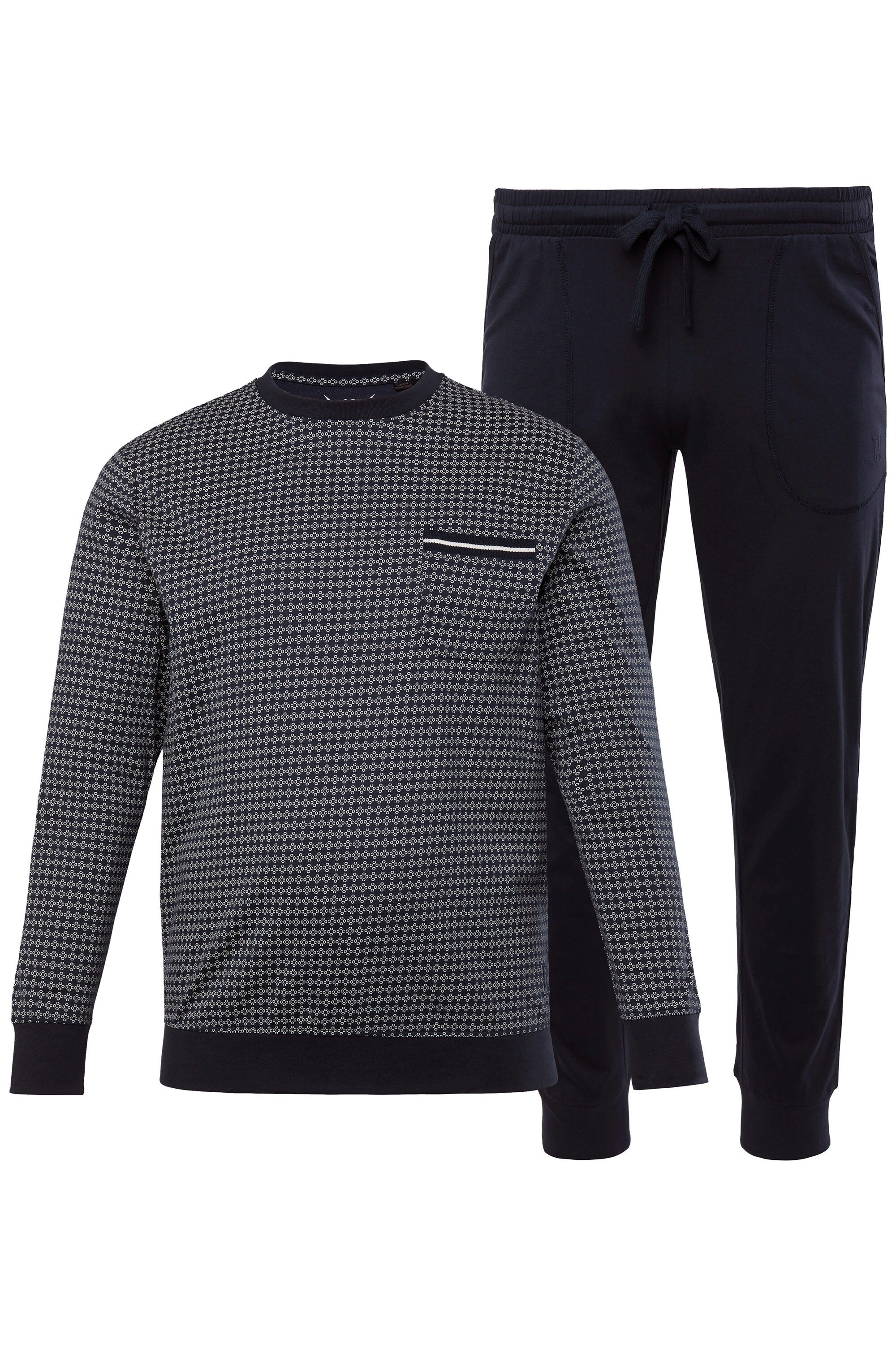 JP1880 Schlafanzug JP1880 Schlafanzug Bauchfit Homewear bis 8 XL günstig online kaufen