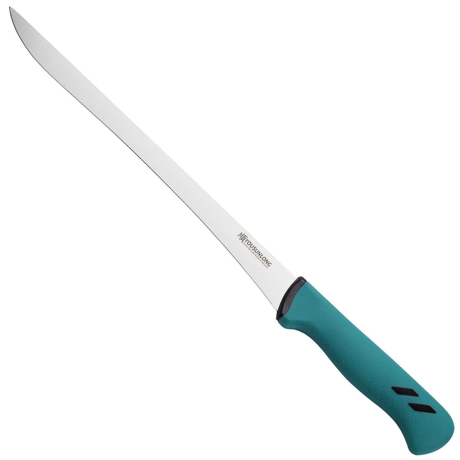 LuxusKollektion Schinkenmesser Aufschnittmesser 30.5cm Zyan
