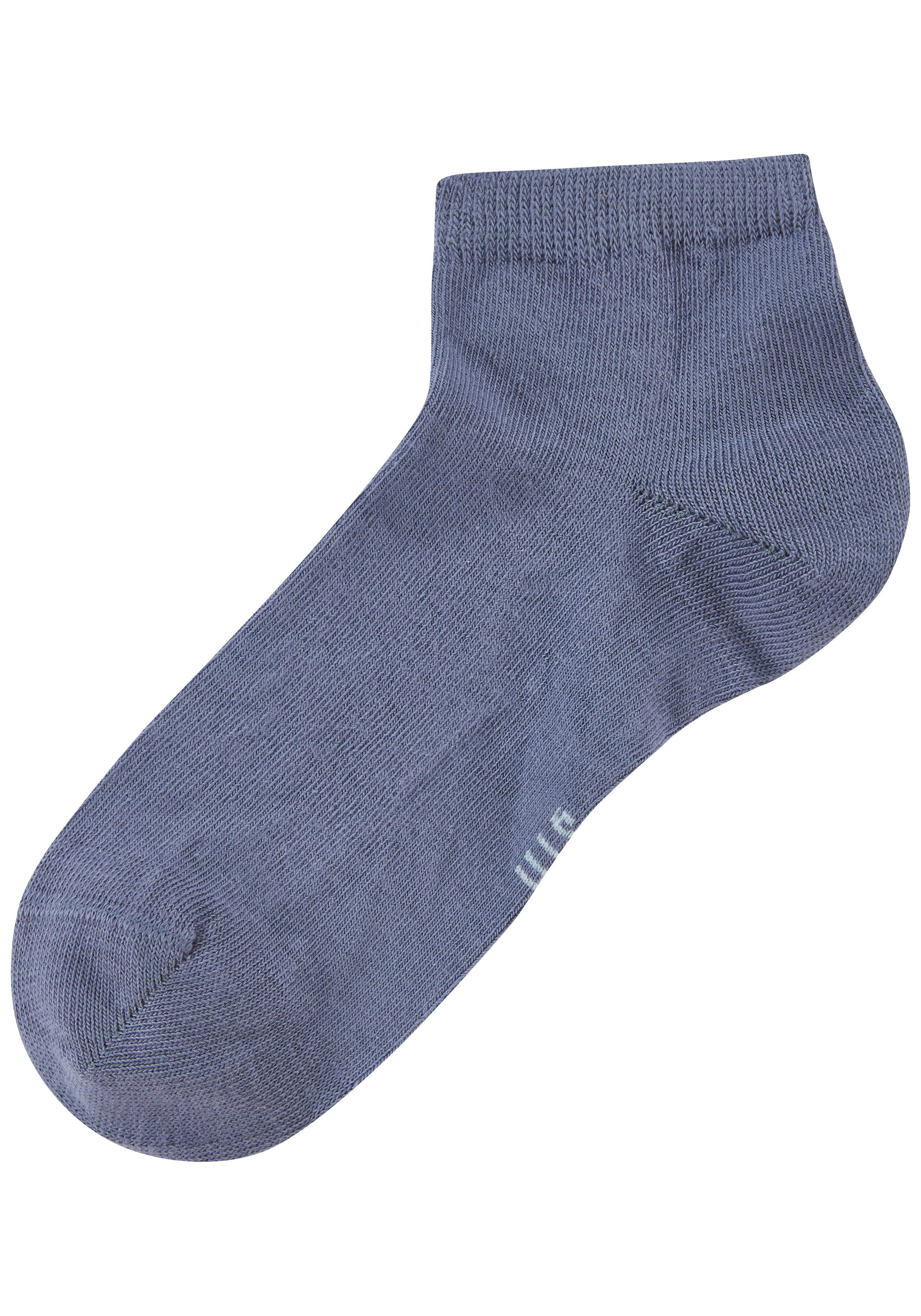 H.I.S Kurzsocken Damen Sport Basic Socken, Laufsocken ohne Frottee (Packung, 10-Paar, Großpackung) mit verstärkter Ferse und Spitze