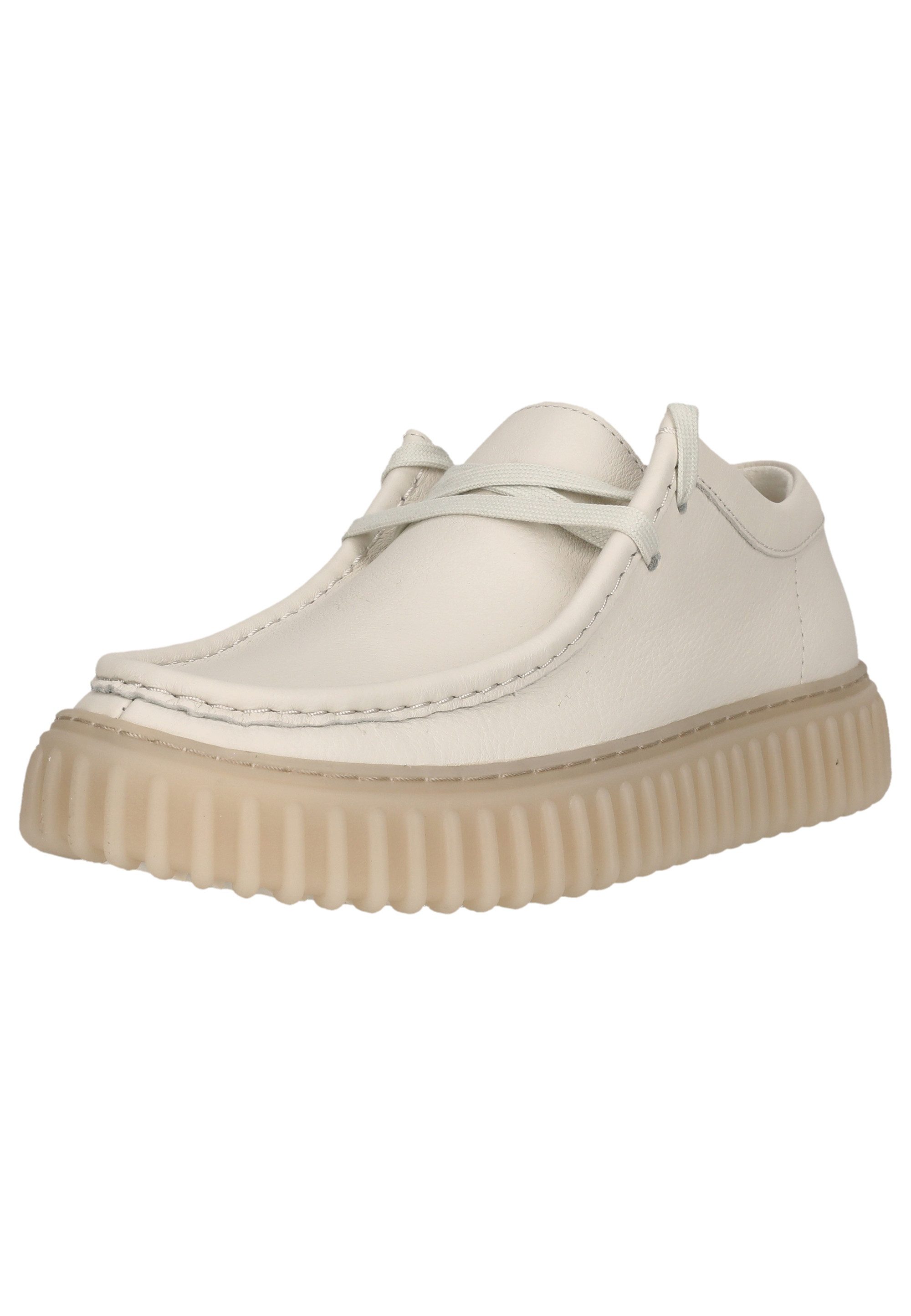 Clarks Torhill Schnürschuh mit zeitloser gerippter Sohle