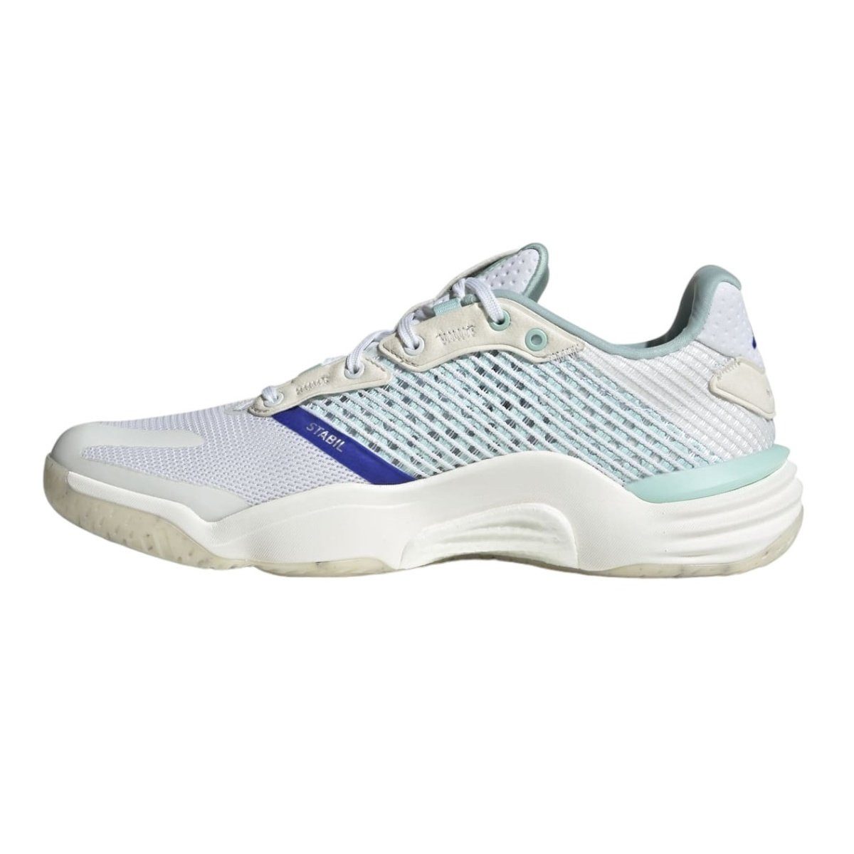 adidas Performance Hallen-Indoorschuhe Stabil 16 weiss/blau/mintgrün Herren Badmintonschuh