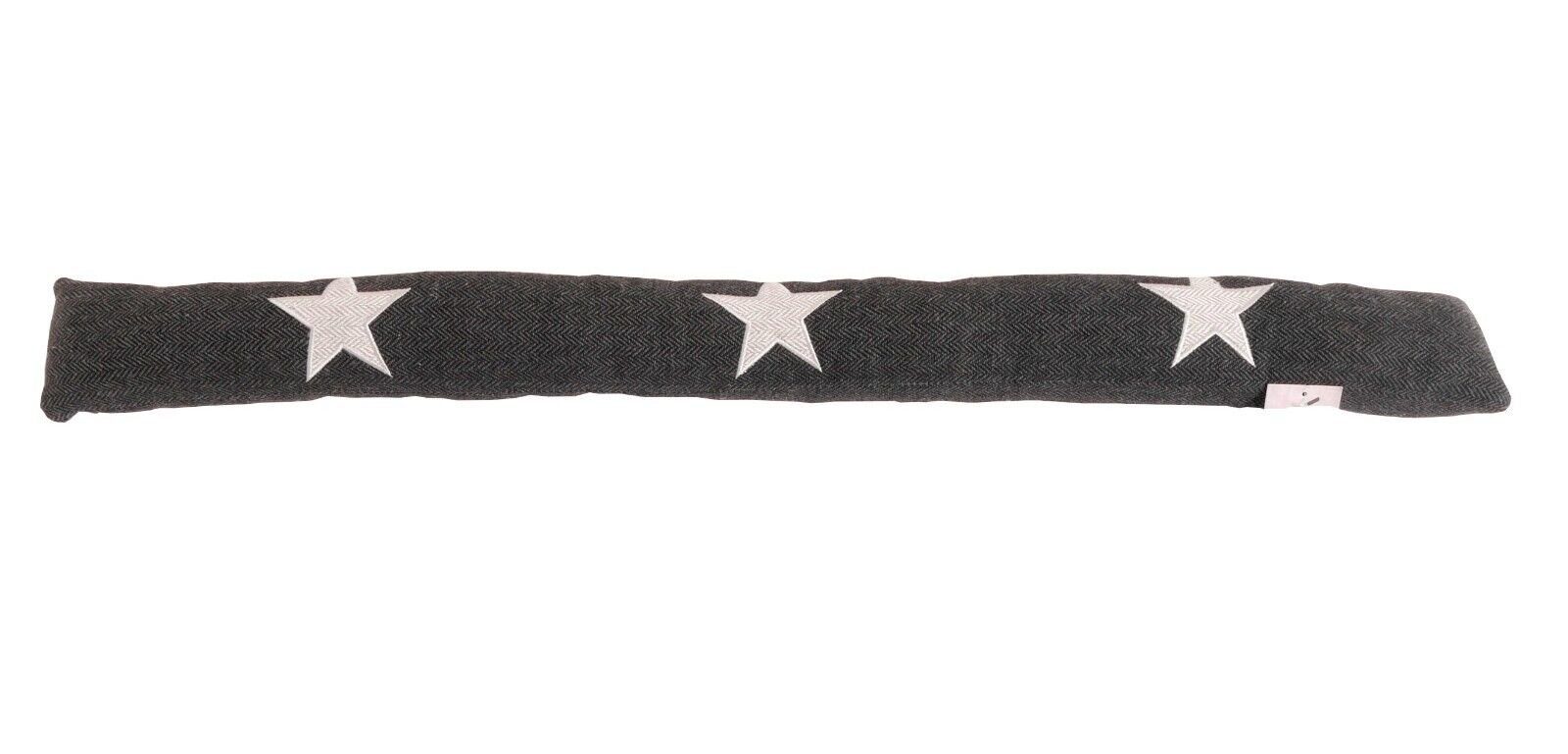 Meinposten Zugluftstopper Zugluftstopper Windstopper Türwindstopper Microfaser Stern Herz, 1-tlg. – Bild 2 von 2
