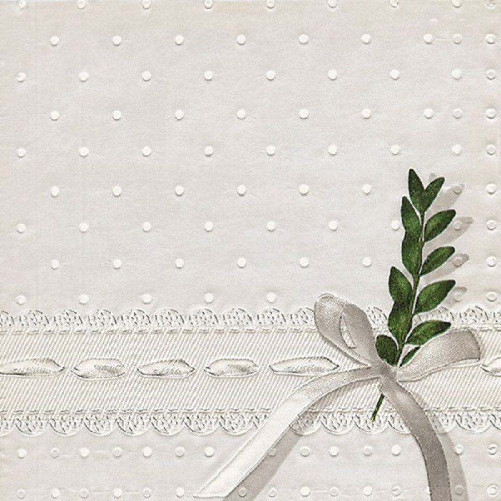 Paper+Design Papierserviette 16 LUNCH SERVIETTEN 33x33cm MOMENTS, geprägt. Hochzeit.