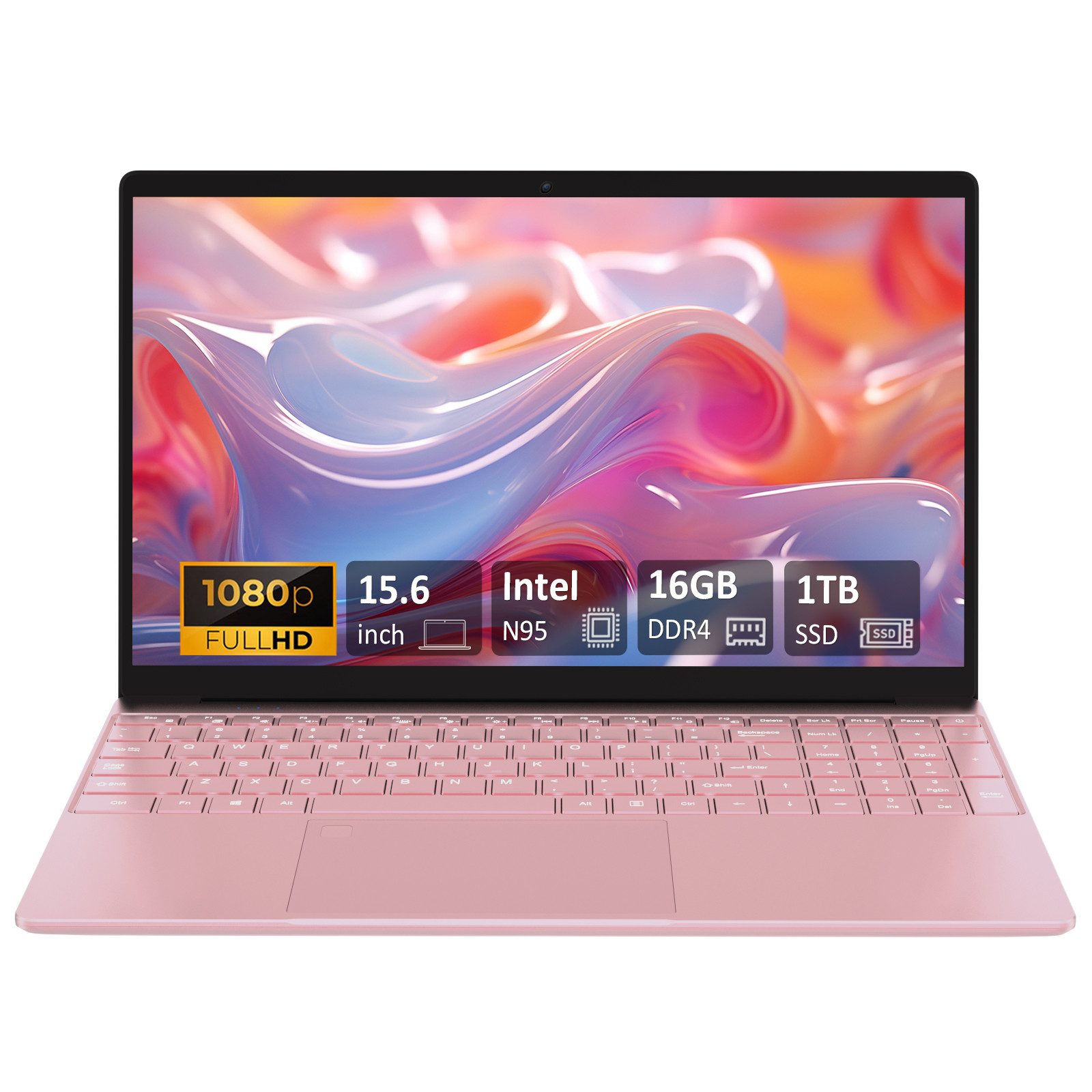 15,6 Zoll Full-HD Laptop,16/32 GB DDR4 RAM 512GB/1TB SSD Notebook