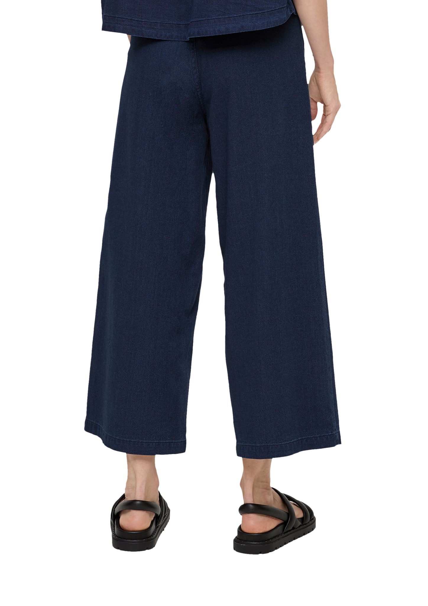 / / Regular Fit 7/8-Jeans Suri Leg Rise s.Oliver / Wide High Jeans-Culotte