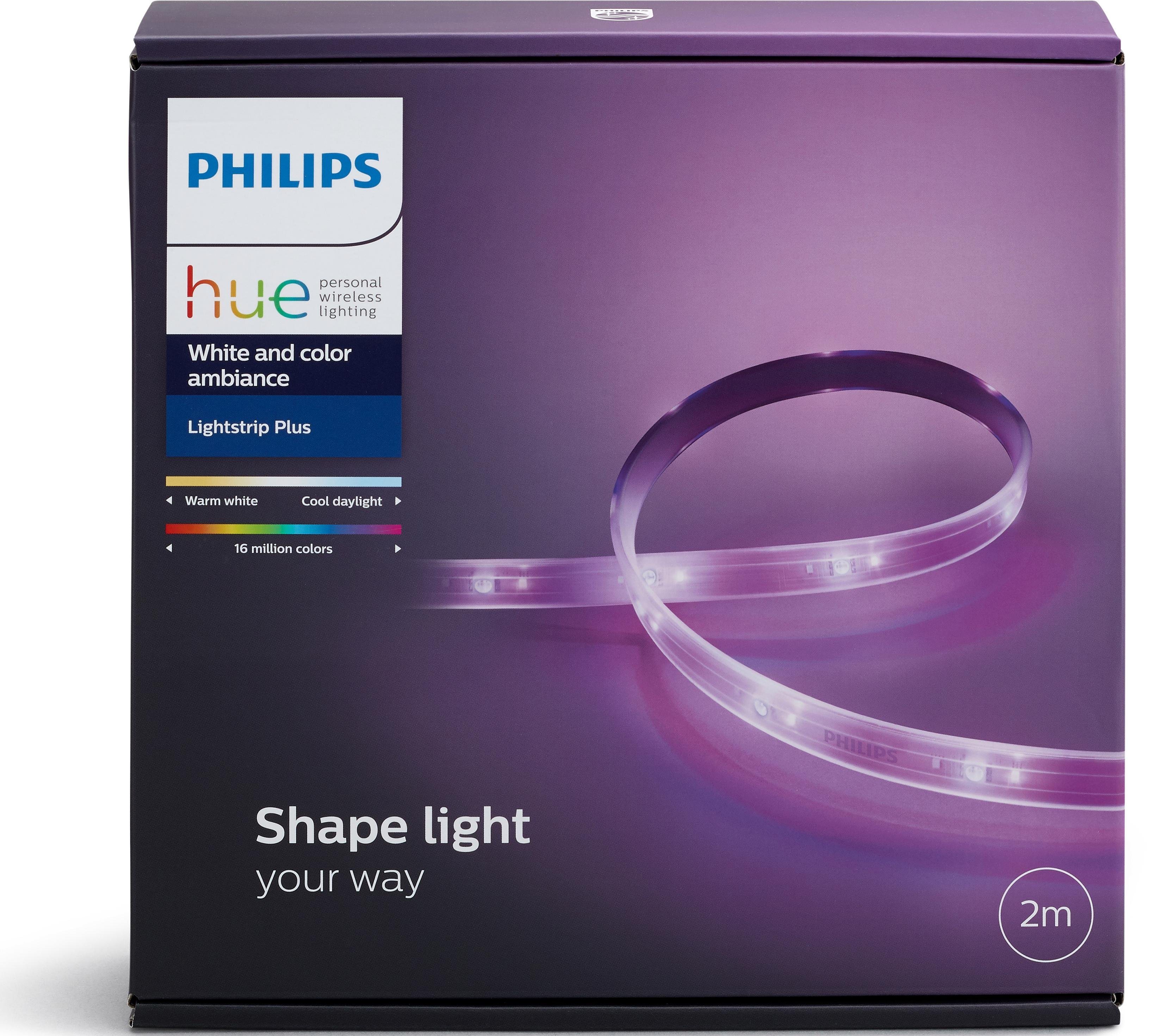 »LightStrip Basis Set, 200 cm« LED-Lichtsystem, 1 Stück, Neutralweiß, Tageslichtweiß, Warmweiß, Extra-Warmweiß, Farbwechsler, smartes LED-Lichtsystem mit App-Steuerung »LightStrip Basis Set, 200 cm« LED-Lichtsystem, 1 Stück, Neutralweiß, Tageslichtweiß, Warmweiß, Extra-Warmweiß, Farbwechsler, smartes LED-Lichtsystem mit App-Steuerung