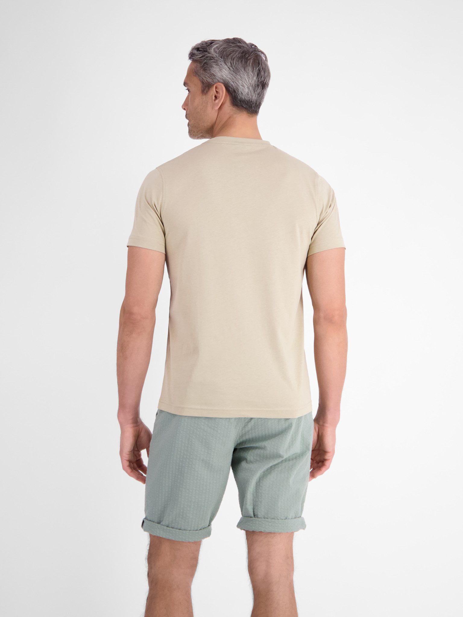LERROS T-Shirt mit Logo-Stickerei