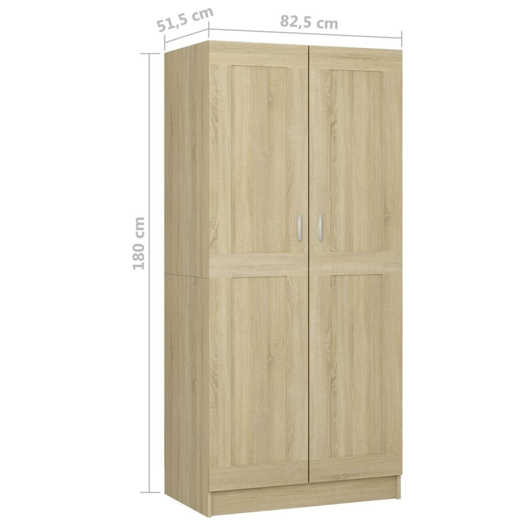 Holzwerkstoff 82,5x51,5x180 Kleiderschrank cm (1-St) Sonoma-Eiche furnicato