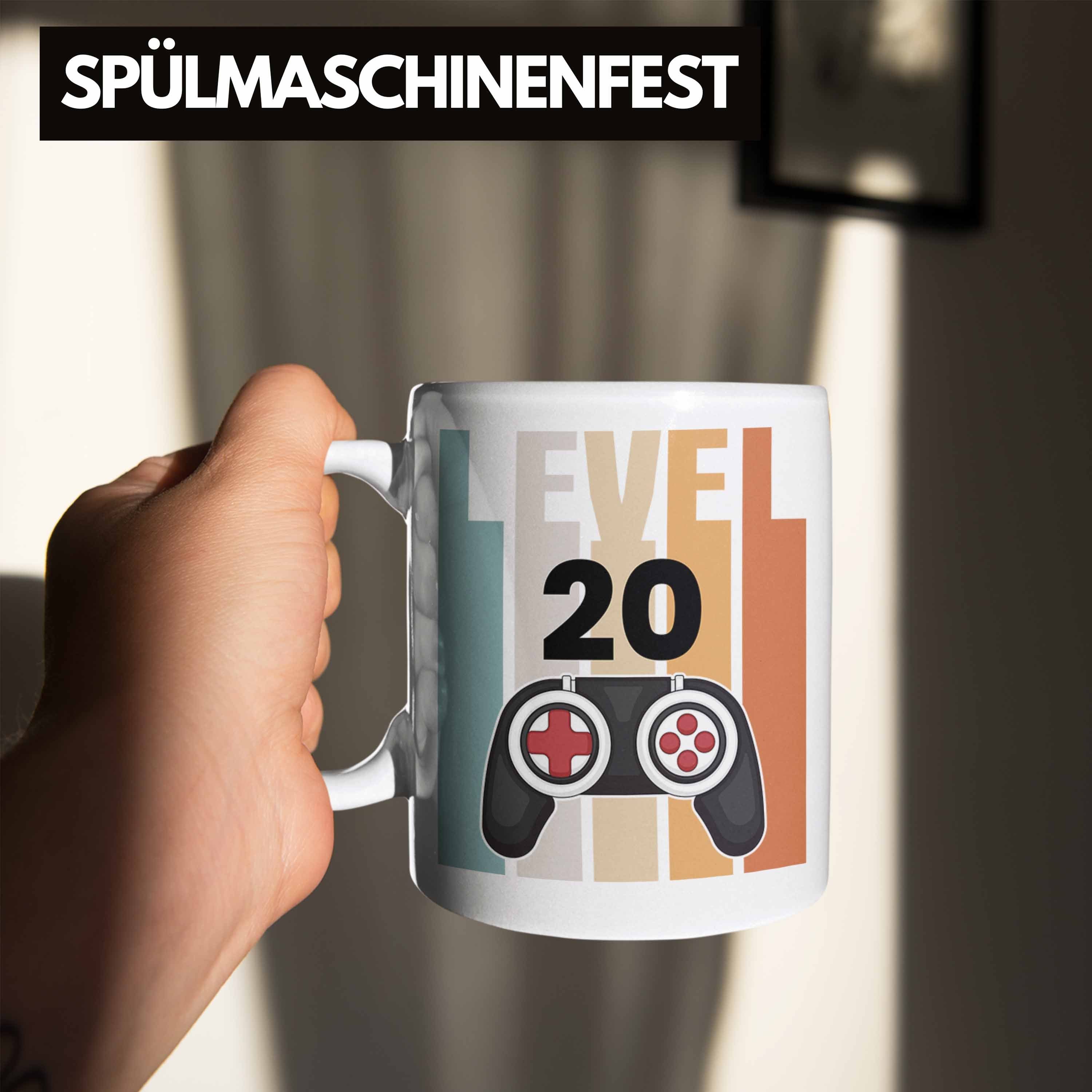 20. Tasse Tasse Jungen Trendation Geburtstag Jungs - Trendation Gamer zum Geschenkidee Weiss