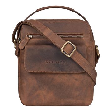 STILORD Schultertasche "Mio" Herrentasche Leder Klein