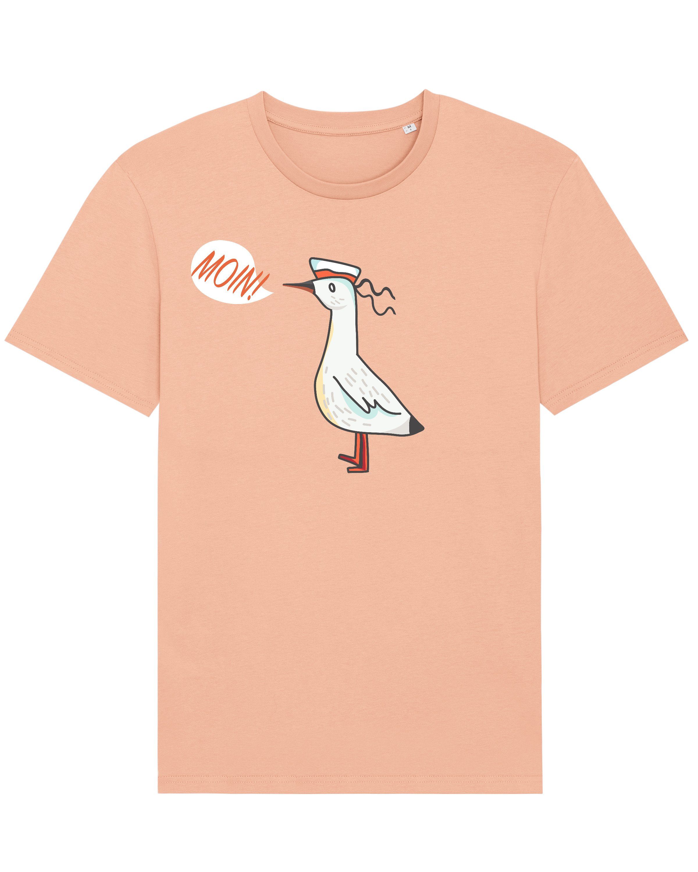 Sonderangebot wat? Apparel Fraiche Moin (1-tlg) Peche Seagull Print-Shirt