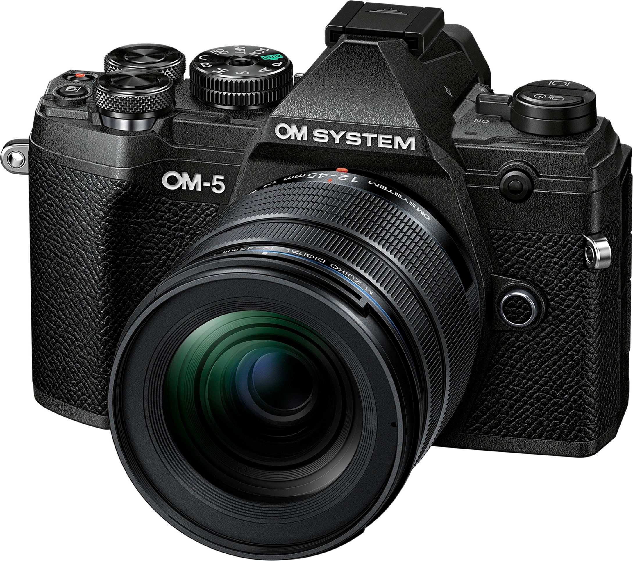 Olympus OM-5 12‑45mm Digital 1245 Bluetooth, (Wi-Fi) WLAN F4 ED (M.Zuiko Systemkamera MP, 20,4 PRO, Kit