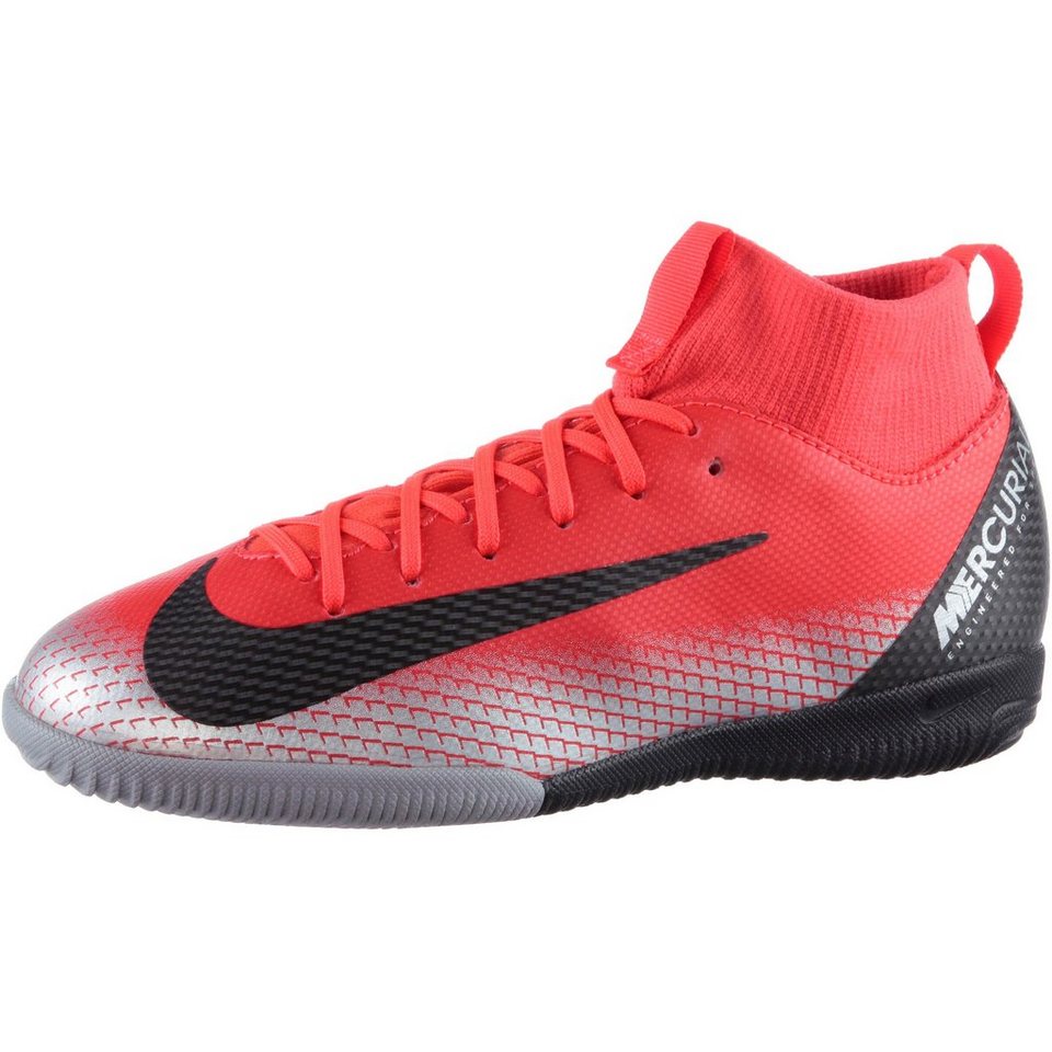 Im onlineshop von 11teamsports findest du eine riesige auswahl günstiger fussballschuhe der bekannten marken für herren und kinder Cr7 Fußballschuhe Schwarz . Nike »MERCURIAL JR SPERFLY 6 ACADEMY GS CR7 IC ...