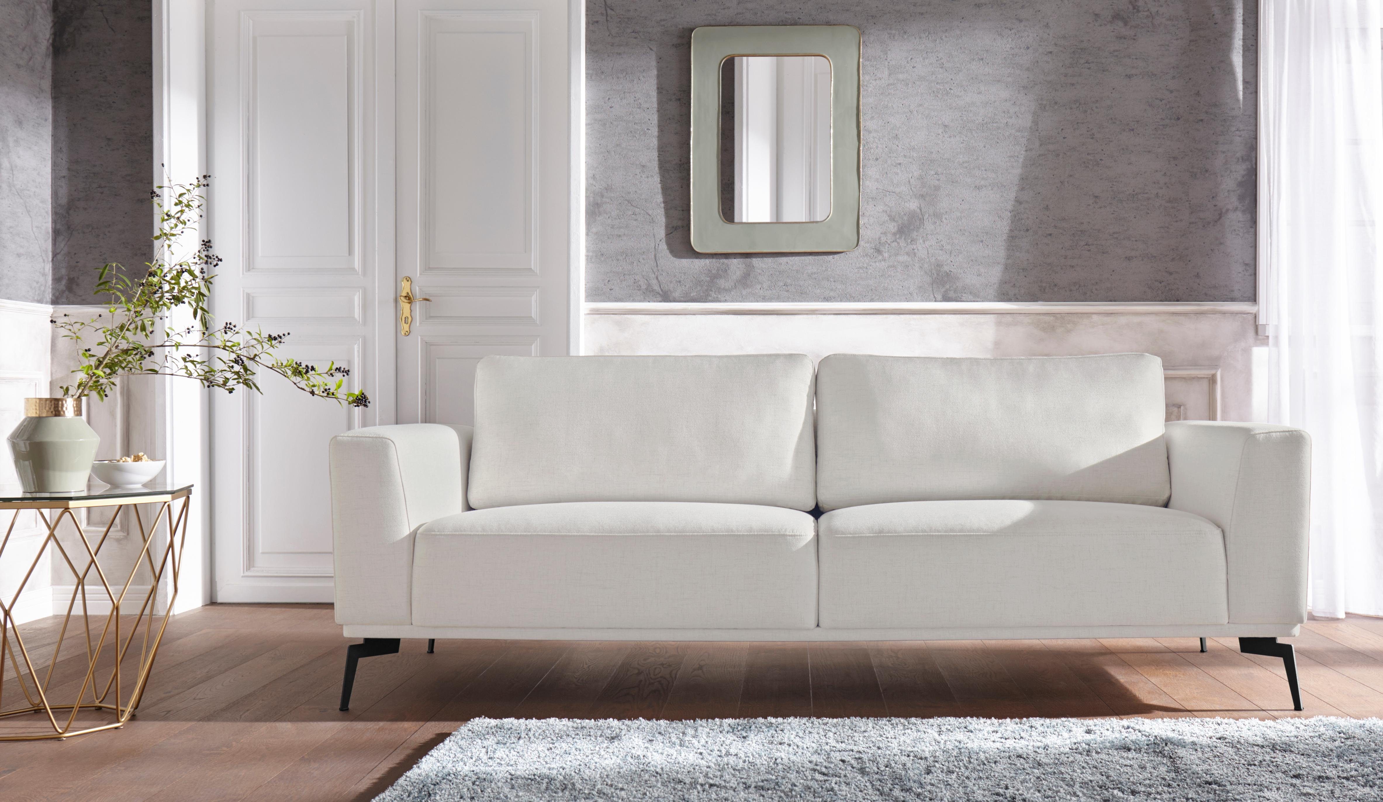 Guido Maria Kretschmer Home&Living Big-Sofa »Nantes«, in wunderschönem  Design, ungewöhnliche Metallbeine
