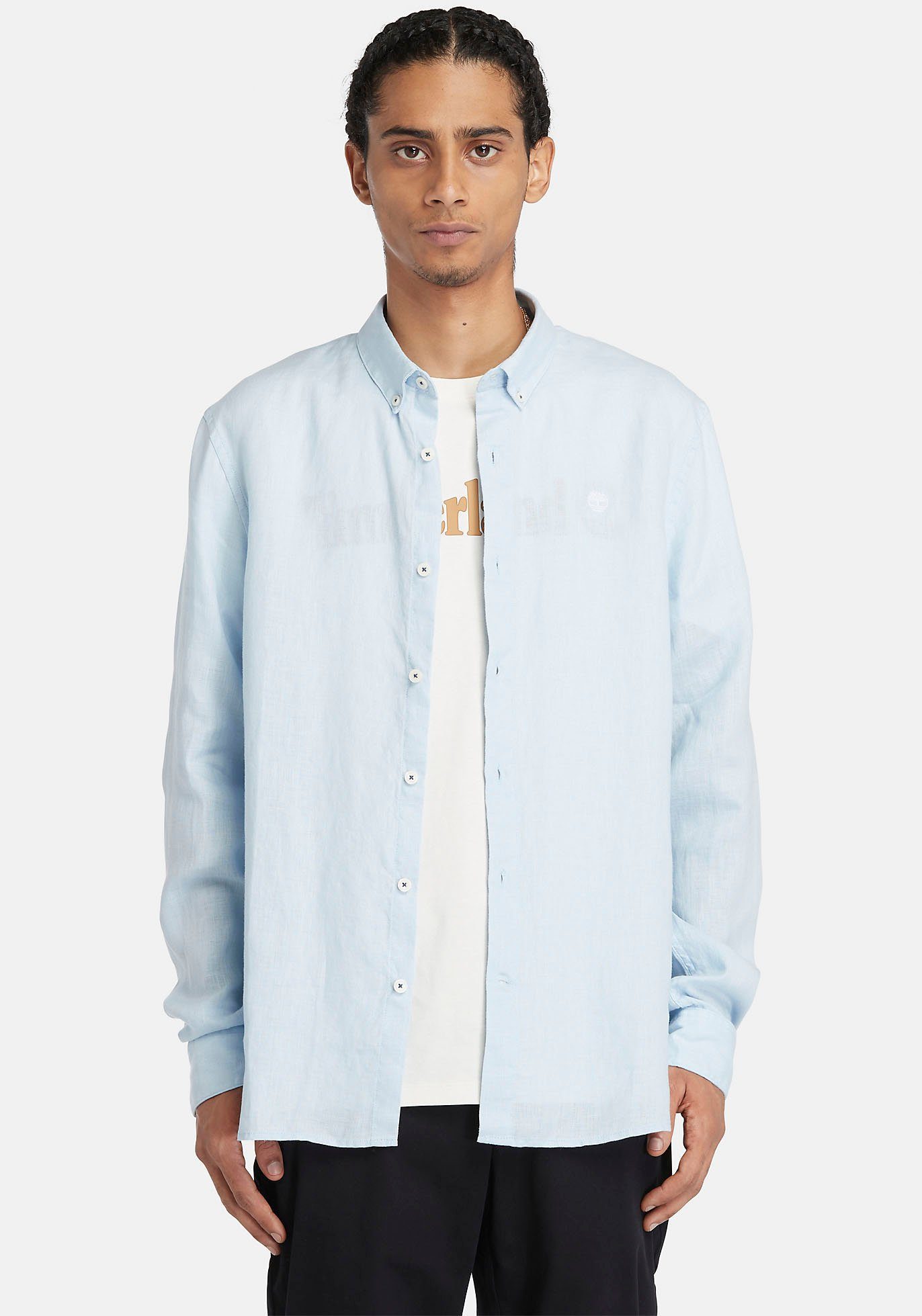 Timberland Langarmhemd MILL BROOK Linen Shirt