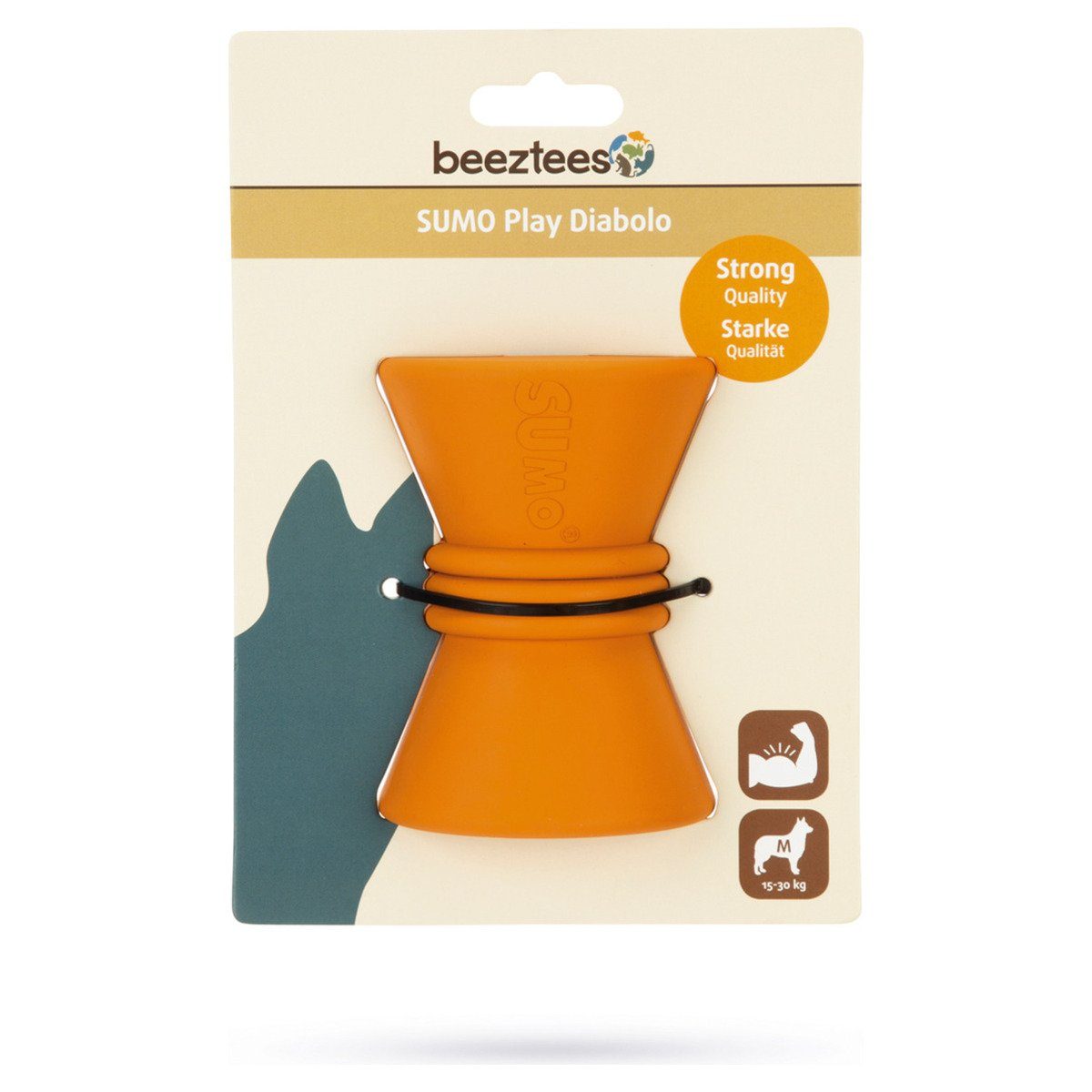 Beeztees Kauspielzeug Sumo Play Diabolo orange