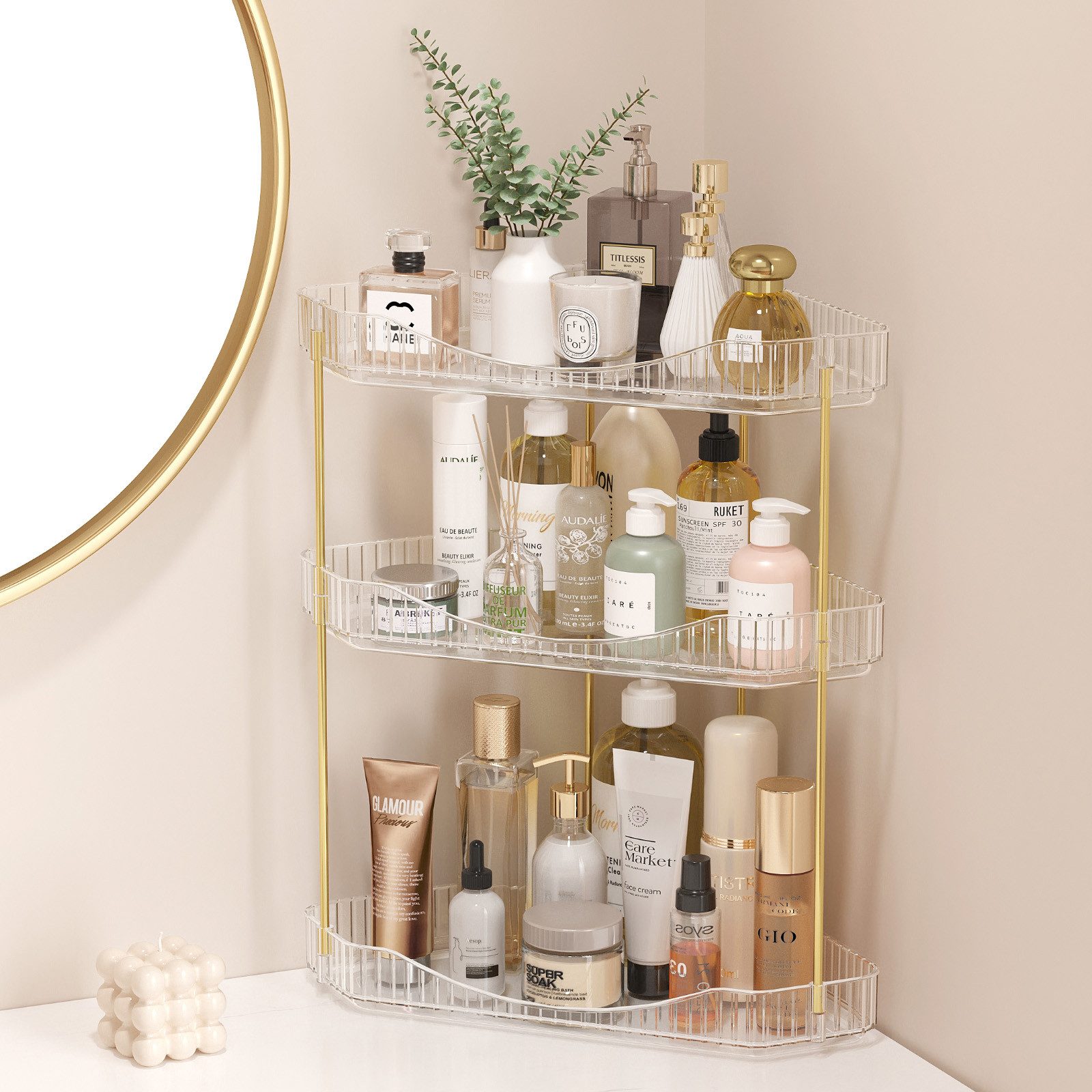 Lifewit Badaccessoire-Set 3 Stufen Schminktisch Organizer, günstig online kaufen