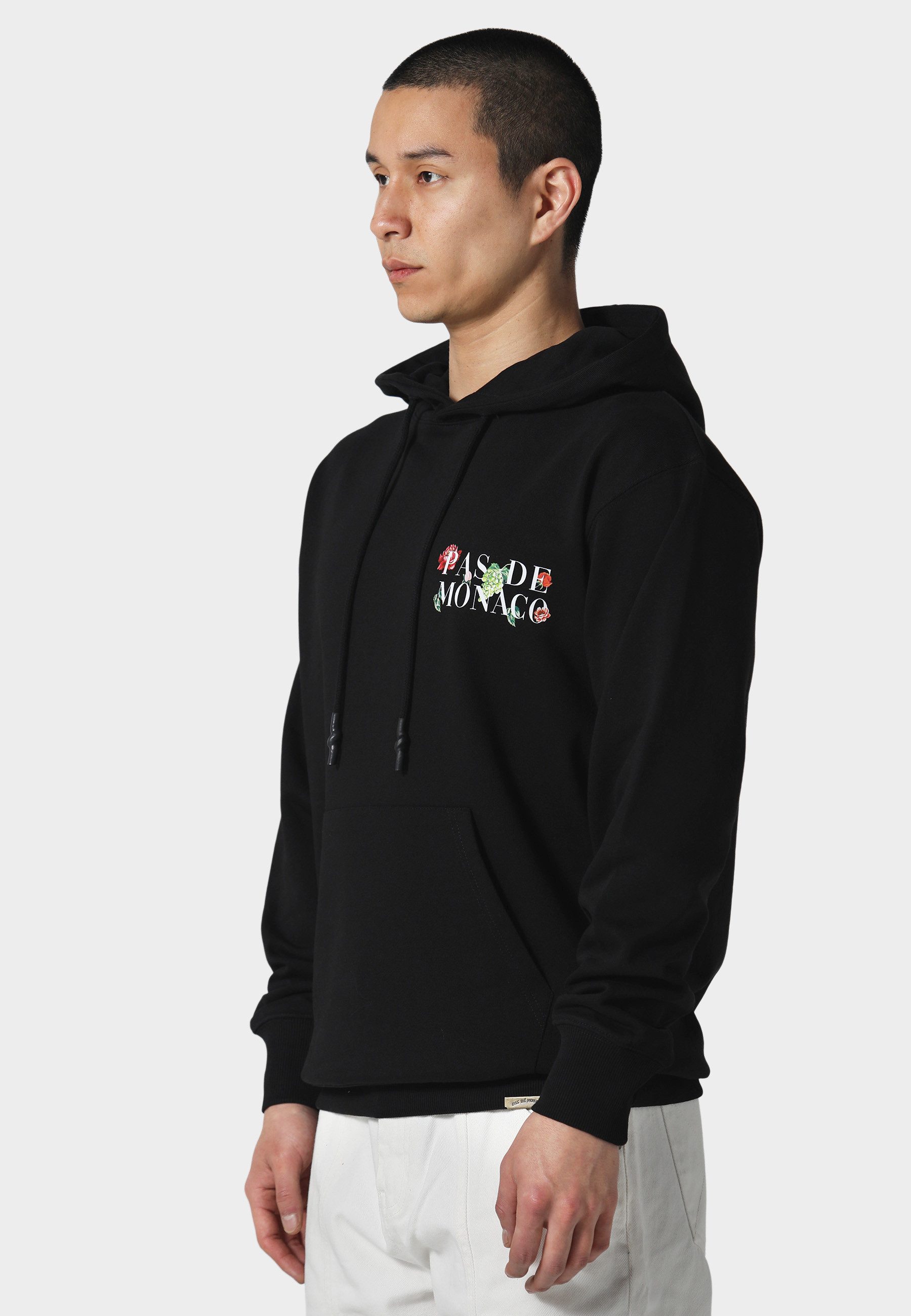 Pas De Monaco Kapuzenpullover Pas De Monaco FLORALE-H HOODY (1-tlg)