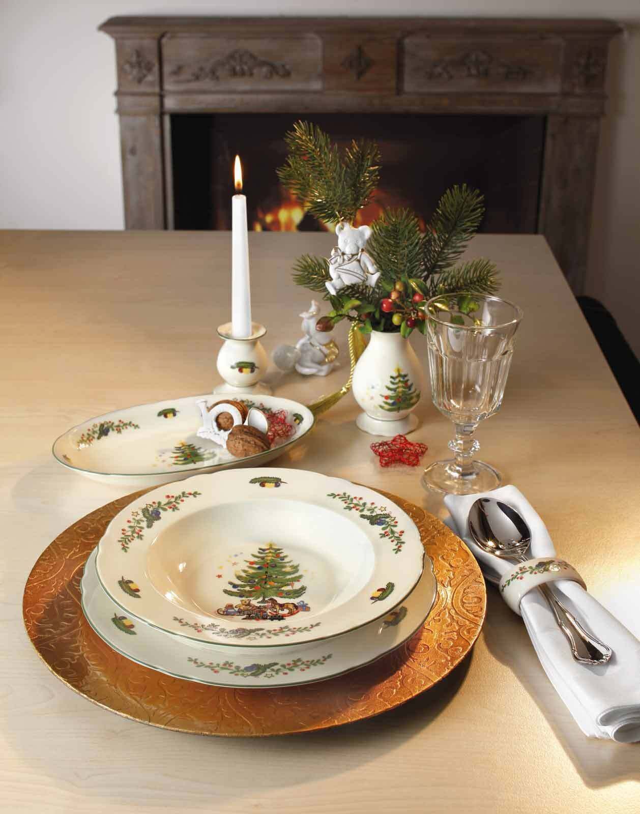 Seltmann Weiden Suppenteller Marieluise Weihnachten Suppenteller ø 23,2 cm, (6 St)